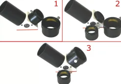 Bresser Zubehör|Kalzium-Ca-K Filter>Adapter T2 zu 2", für 2" Okulare an Blocking Filter
