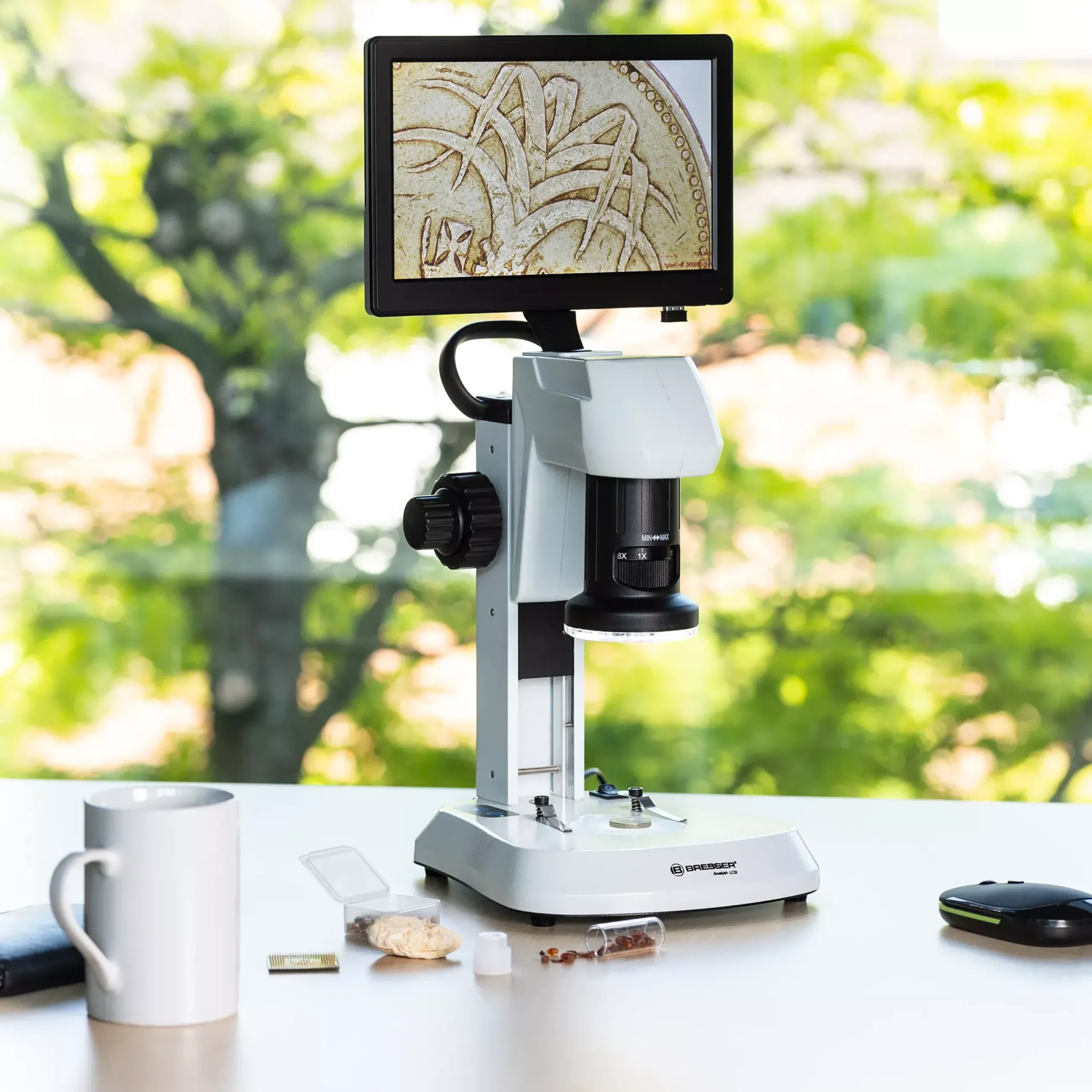 Bresser Durchlichtmikroskope|Auflichtmikroskope>Analyth LCD-Mikroskop