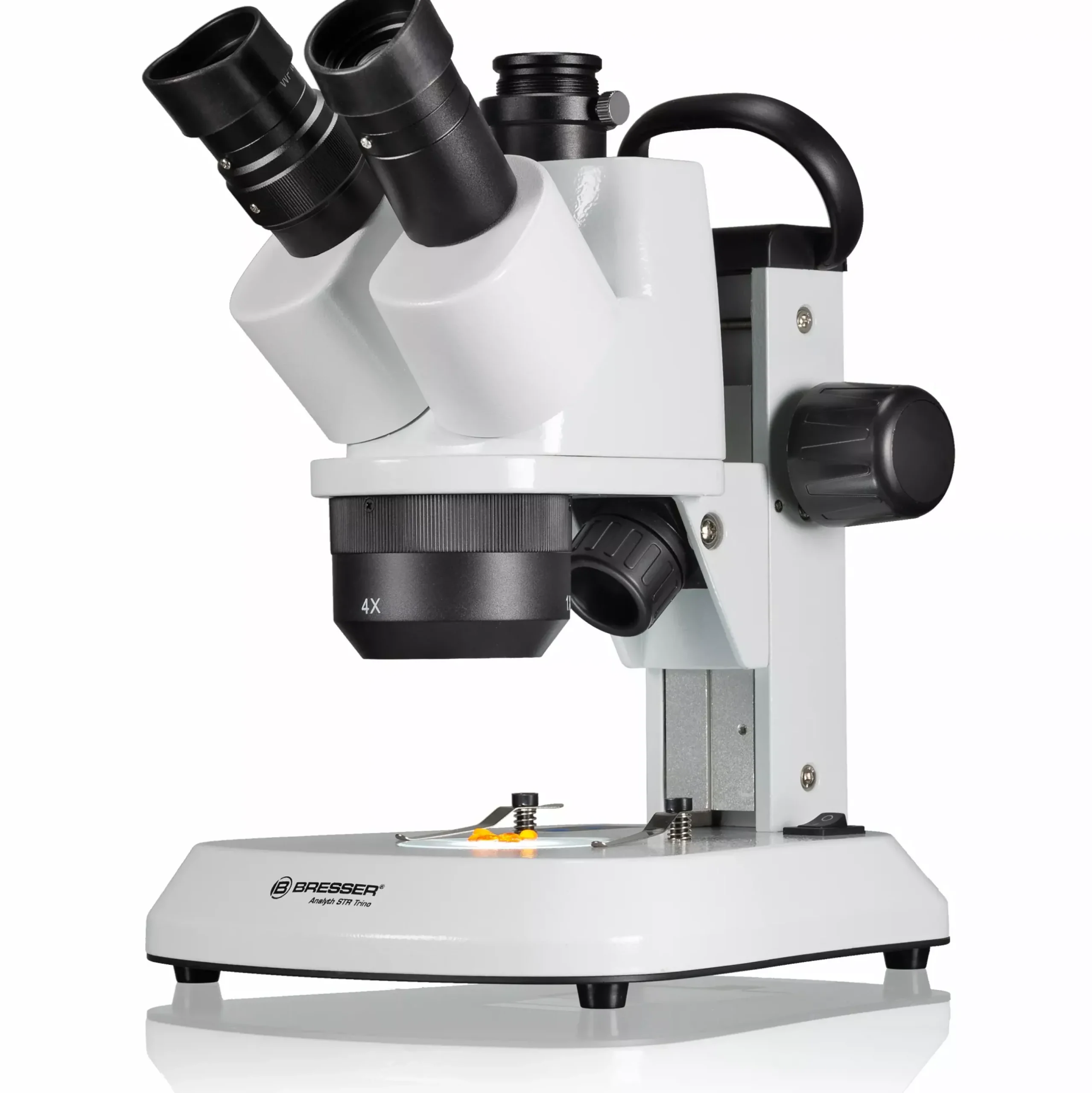 Bresser Durchlichtmikroskope|Auflichtmikroskope>Analyth STR Trino 10x - 40x trinokulares Stereo-Mikroskop mit Auf- und Durchlicht