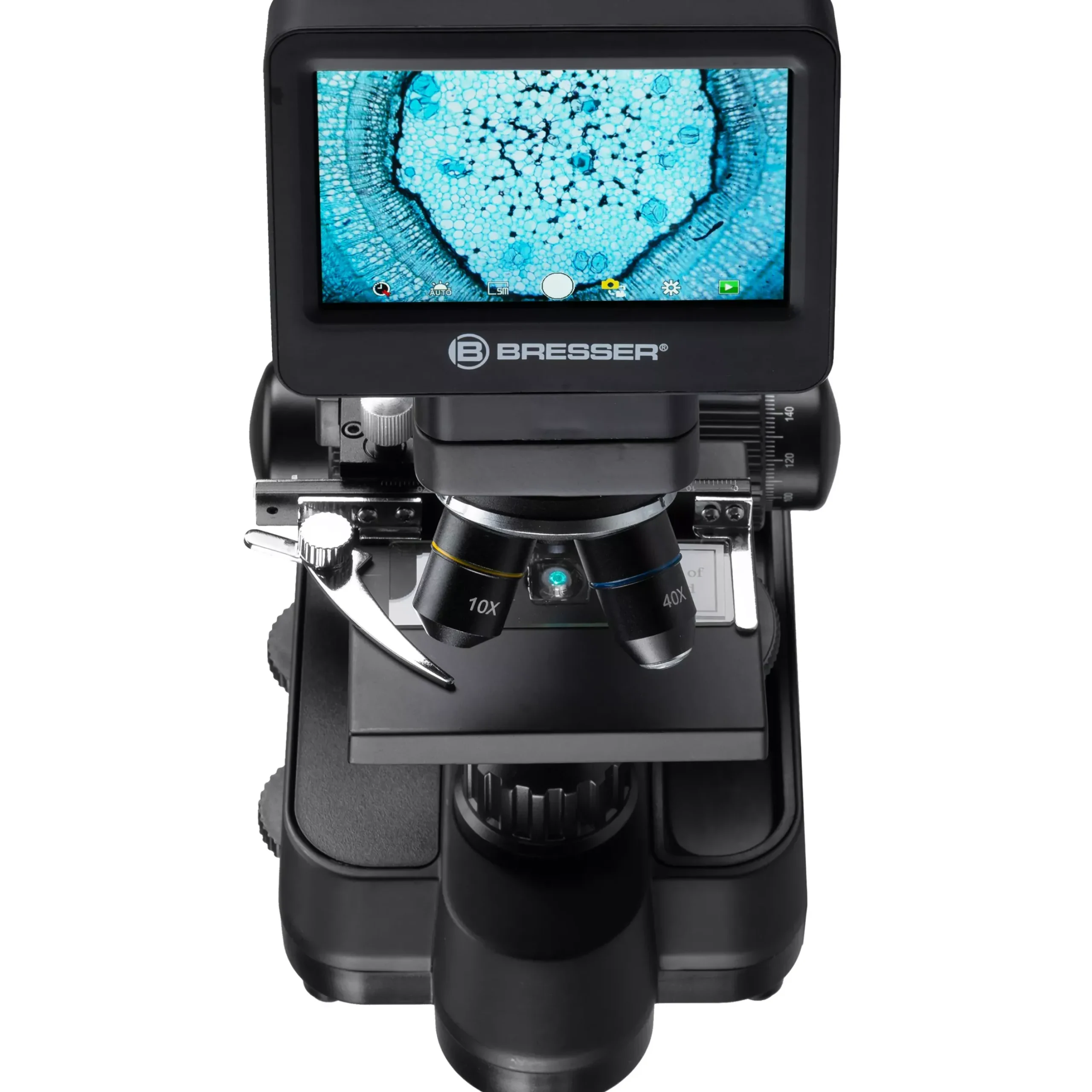 Bresser Durchlichtmikroskope|Auflichtmikroskope>Biolux Touch 5 MP HDMI Mikroskop für Schule und Hobby