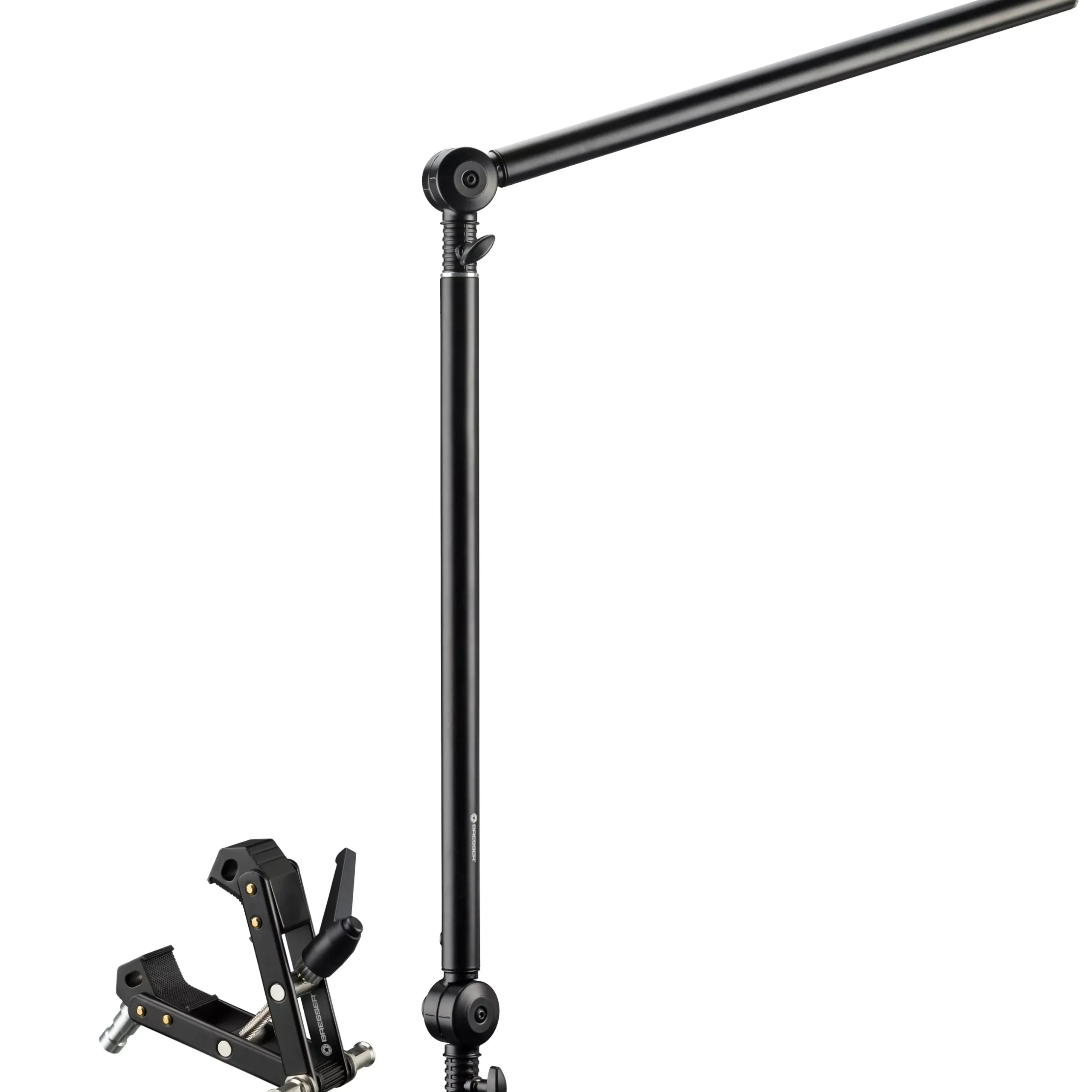 Bresser Halterungen Und Flexarme>BR-05B Gelenkarm für Lampenstative inkl. Multiklammer