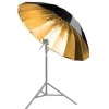 Bresser Schirme>BR-BG150 Reflexschirm schwarz/gold 150cm