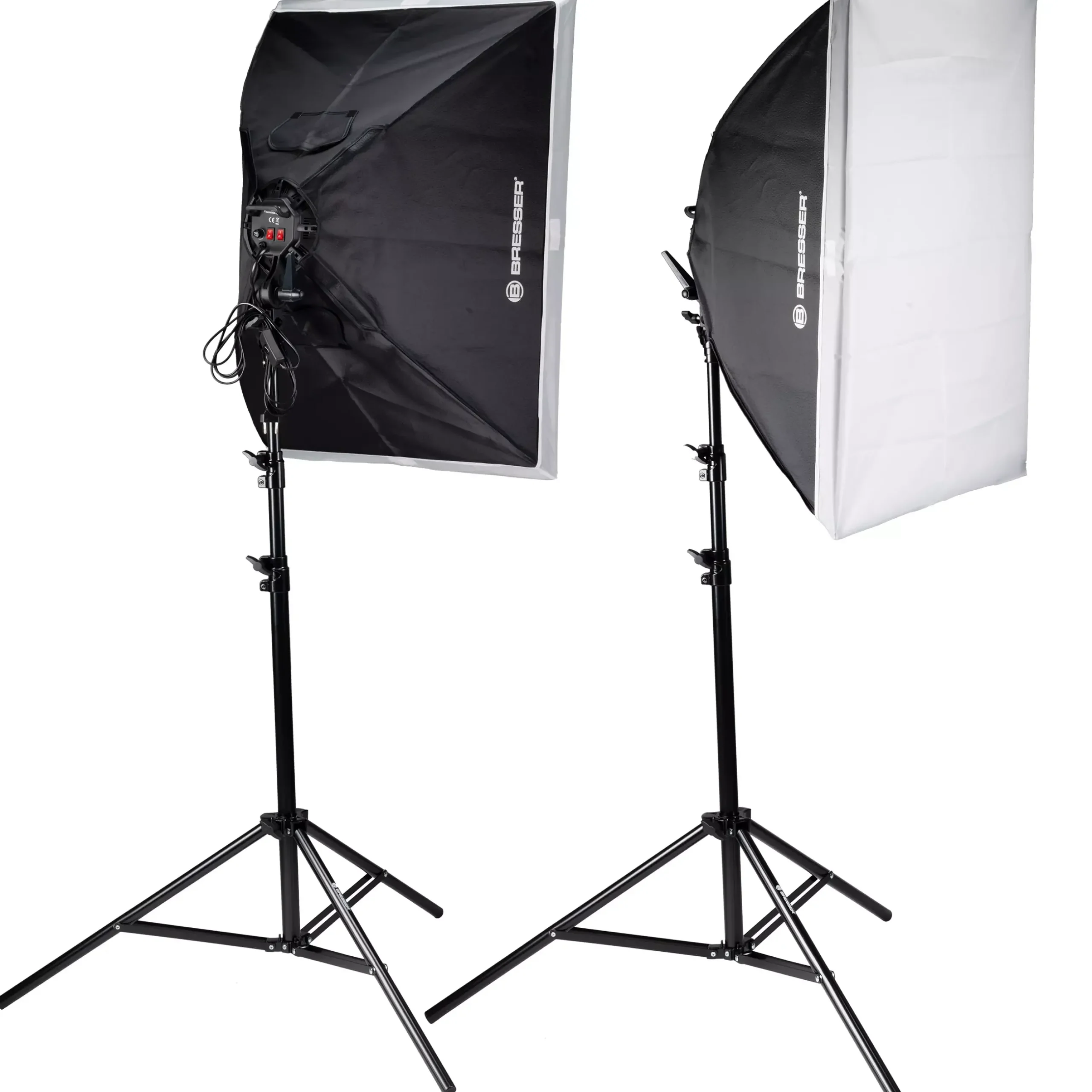 Bresser Tageslichtsets>BR-235B LED-Tageslicht-Set mit Softboxen