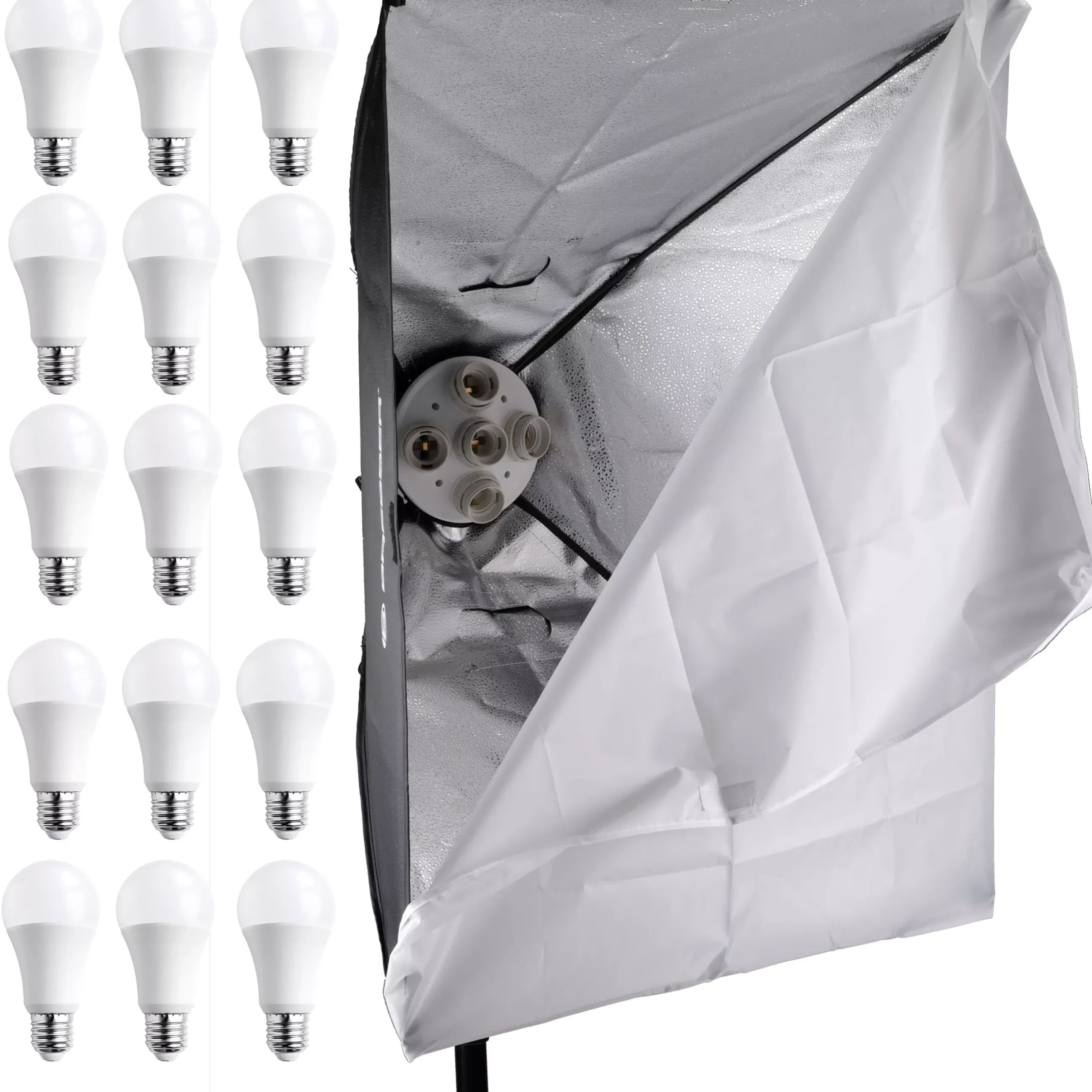 Bresser Tageslichtsets>BR-235B LED-Tageslicht-Set mit Softboxen