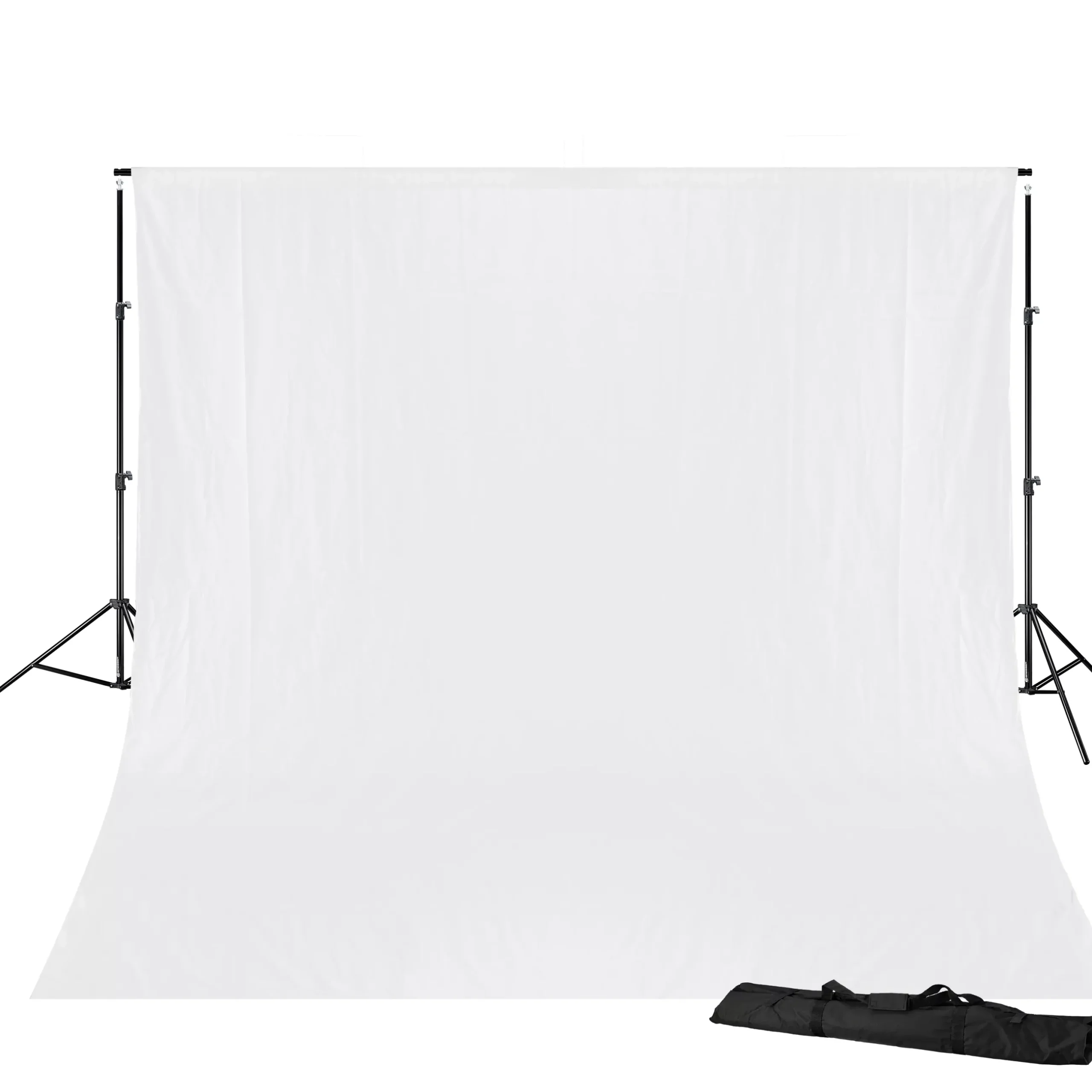 Bresser Hintergrundsysteme>BR-D23 Hintergrundsystem + Hintergrundstoff 3 x 4m Weiß
