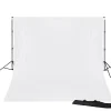 Bresser Hintergrundsets|Hintergrundsysteme>BR-D23 Hintergrundsystem + Hintergrundtuch 3 x 6m Weiß