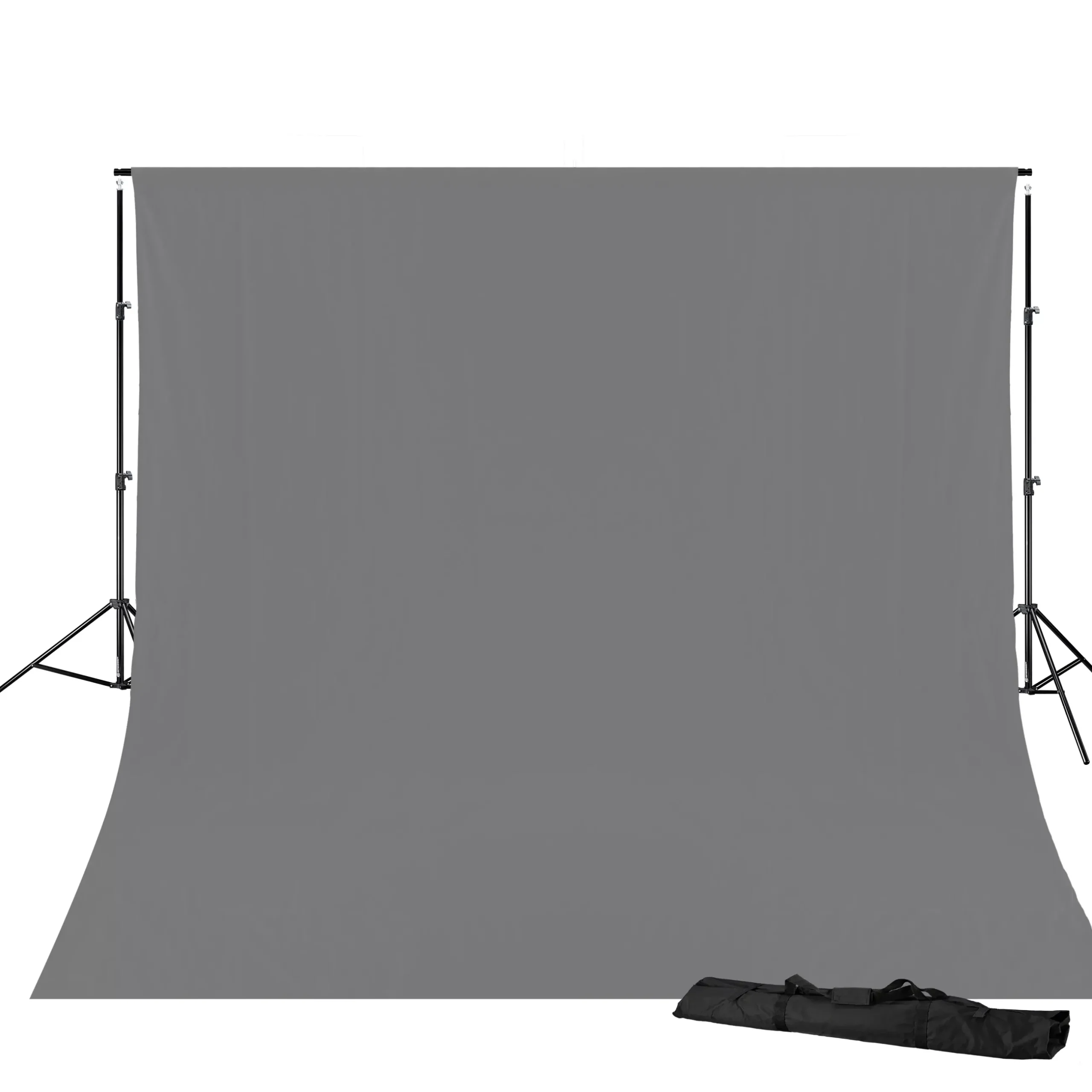 Bresser Hintergrundsets|Hintergrundsysteme>BR-D23 Hintergrundsystem + Hintergrundstoff 3 x 6m Grau