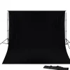 Bresser Hintergrundsets|Hintergrundsysteme>BR-D23 Hintergrundsystem + Hintergrundstoff 3 x 6m Schwarz