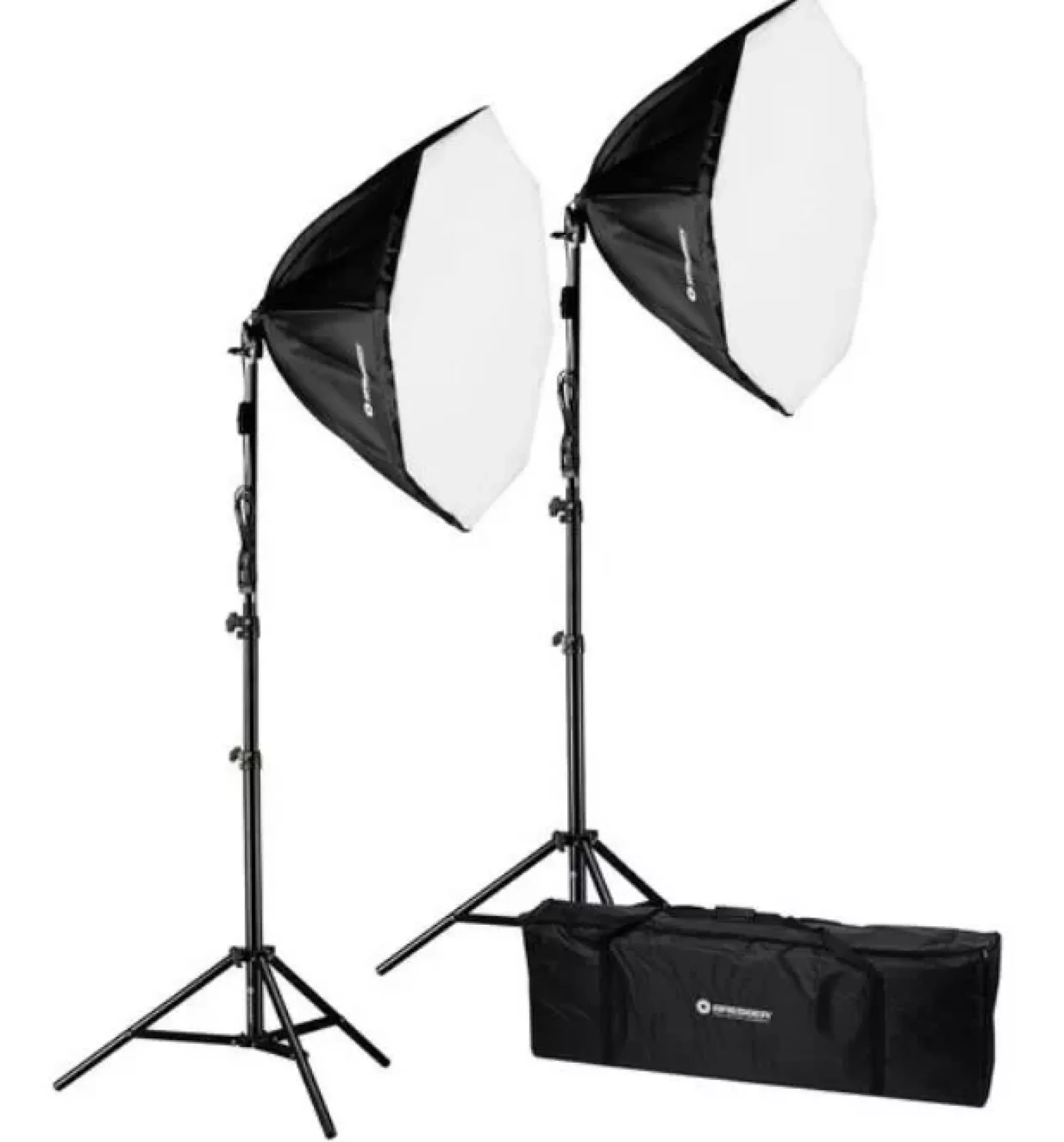 Bresser Tageslichtsets>BR-2860 LED Softbox-Tageslichtset 2 x 50W mit Softboxen