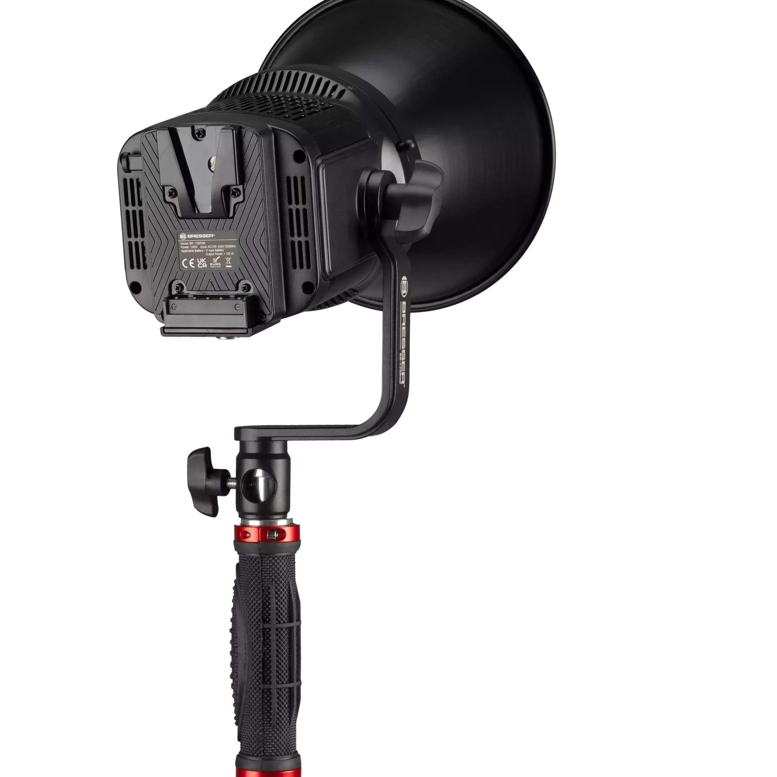 Bresser Led Studiolampen>BR-135RGB COB LED Light mit Reflektor