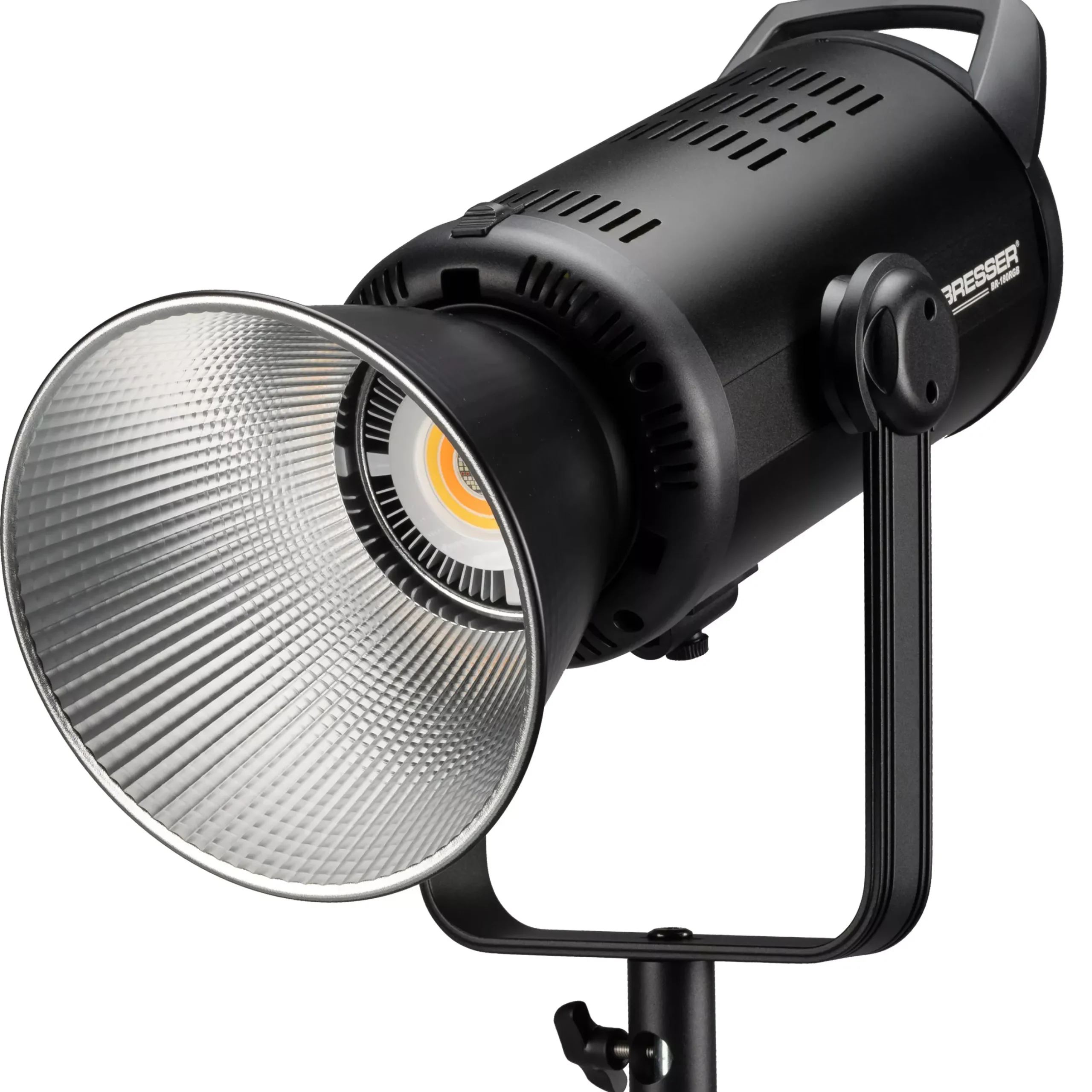 Bresser Led Studiolampen>BR-180RGB COB LED Light mit Reflektor