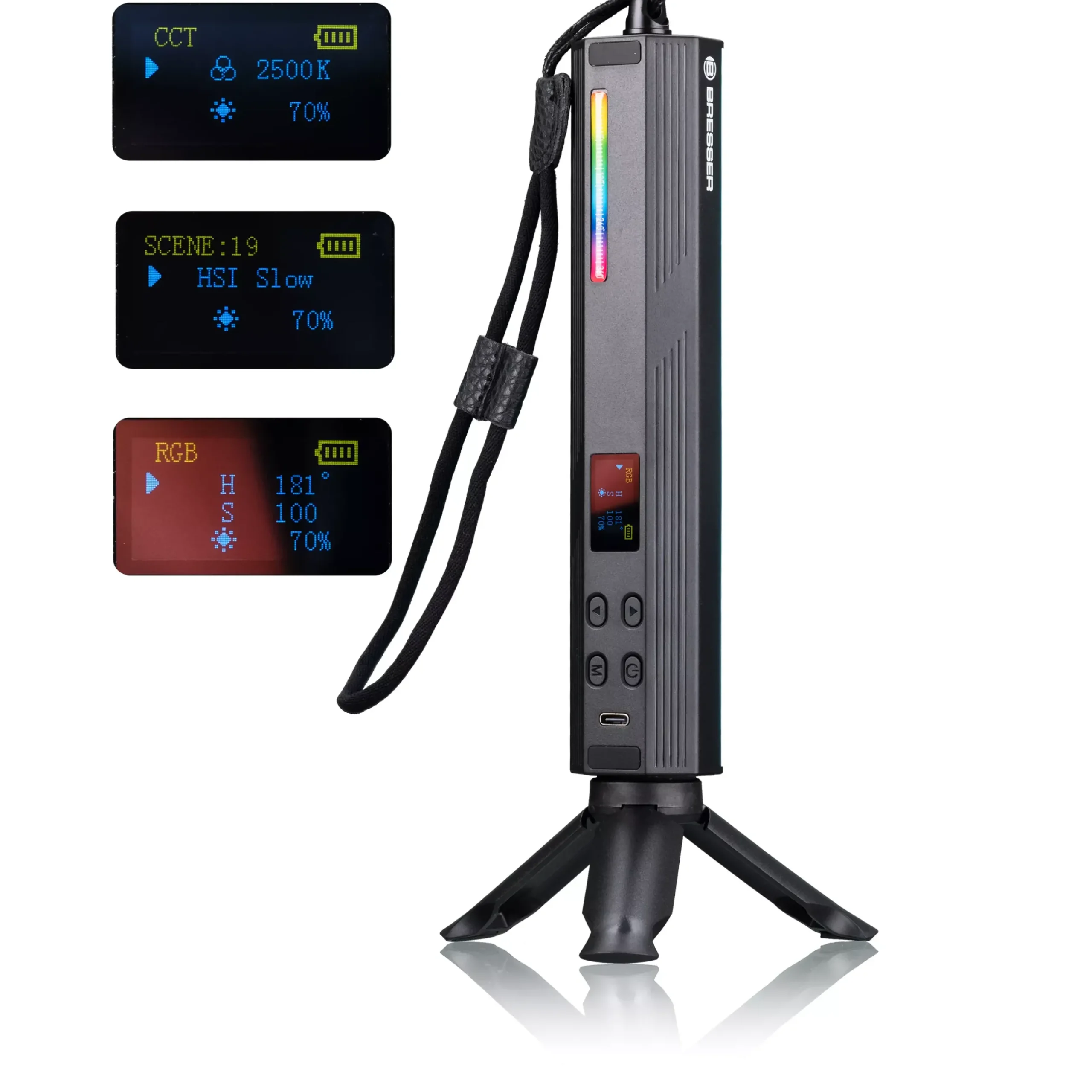 Bresser Lichtstäbe Und Mini-Leds>BR-7 RGB Mini Tube