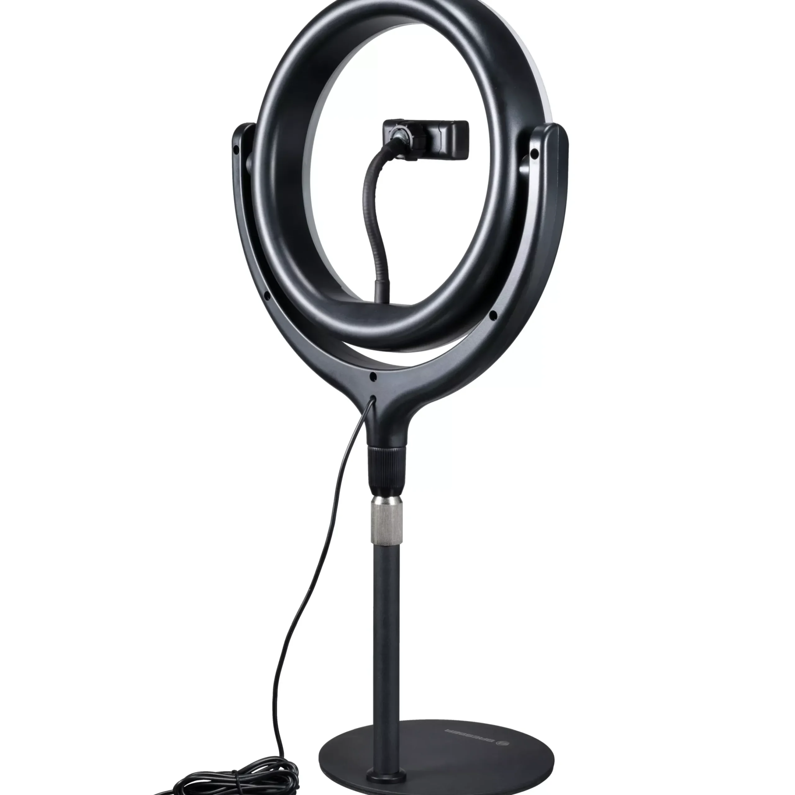 Bresser Ringlichter>BR-RL 10B LED Ringlicht mit Stativ und USB-Anschluss