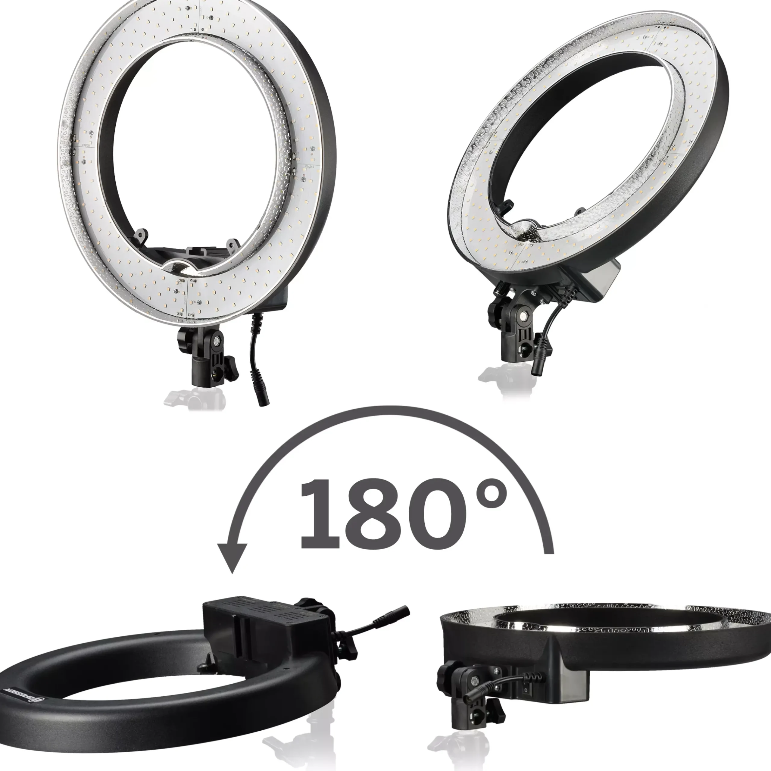 Bresser Ringlichter>BR-RL12 dimmbare LED Ringlicht 45W/4200 Lumen mit Tasche