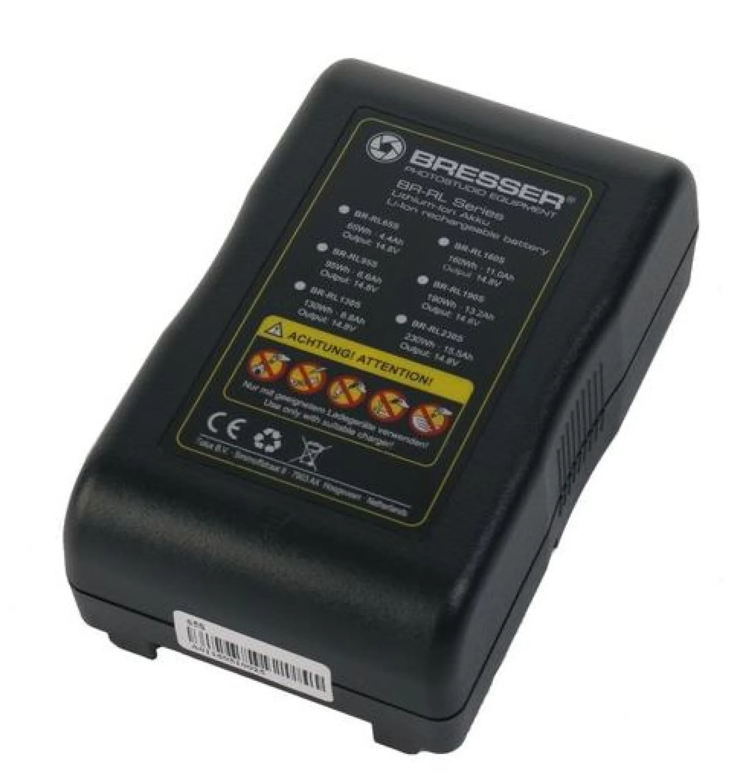 Bresser Stromversorgung>BR-RL65S V-Lock Akku 65Wh, 4.4Ah, 14.8V
