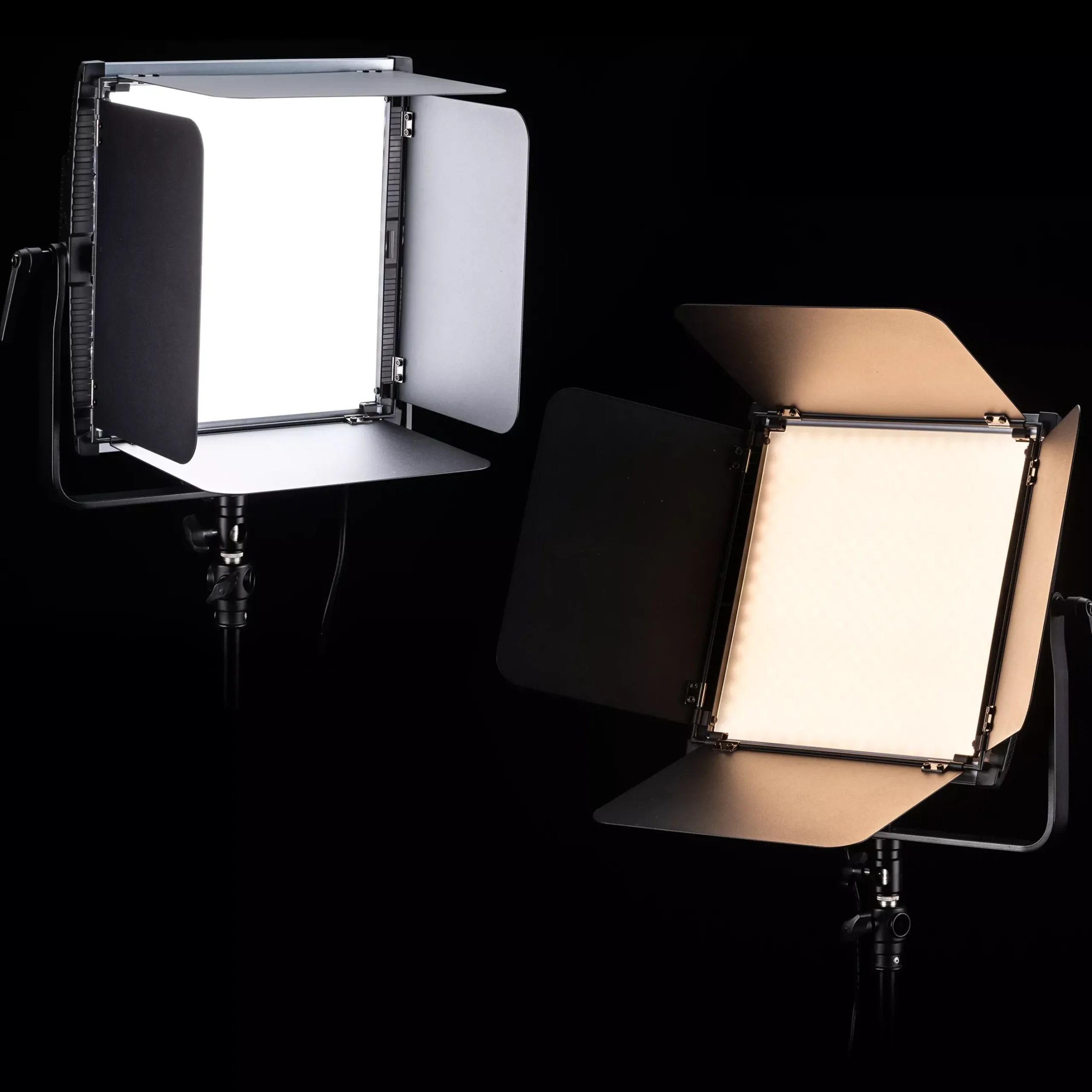 Bresser Led Flächenleuchten Sets>BR-S100B PRO Triple Kit