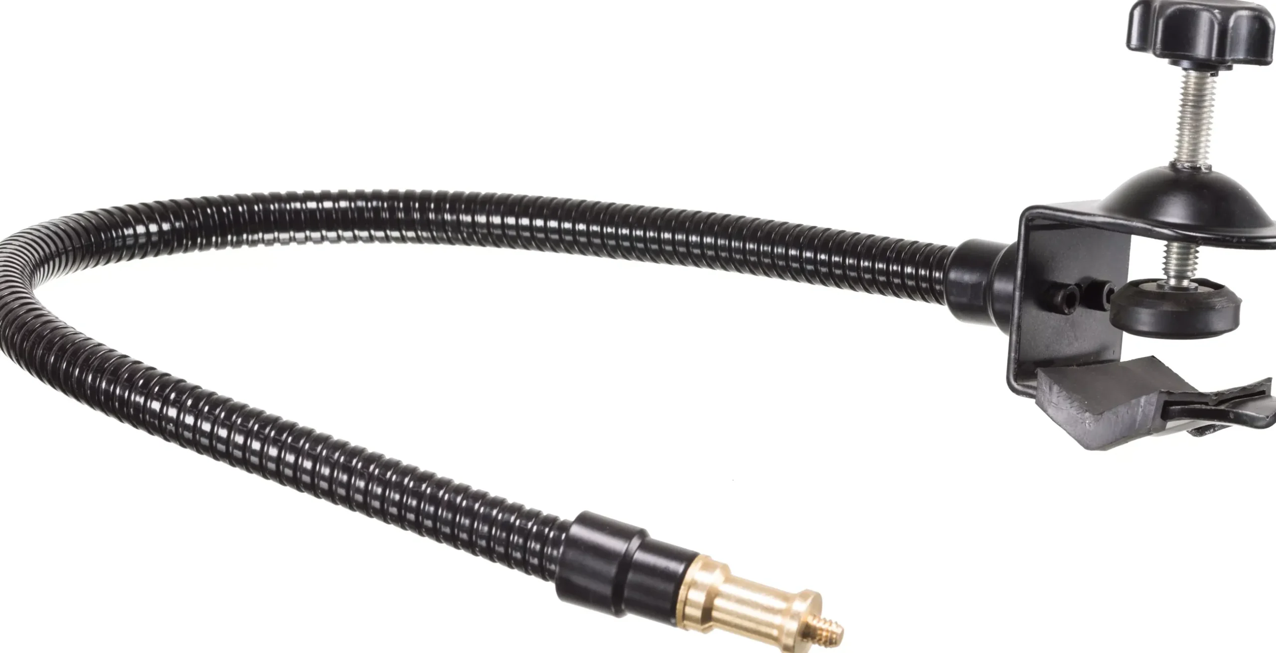 Bresser Halterungen Und Flexarme>BR-23 Schwanenhals mir Rohrklemme und Spigot
