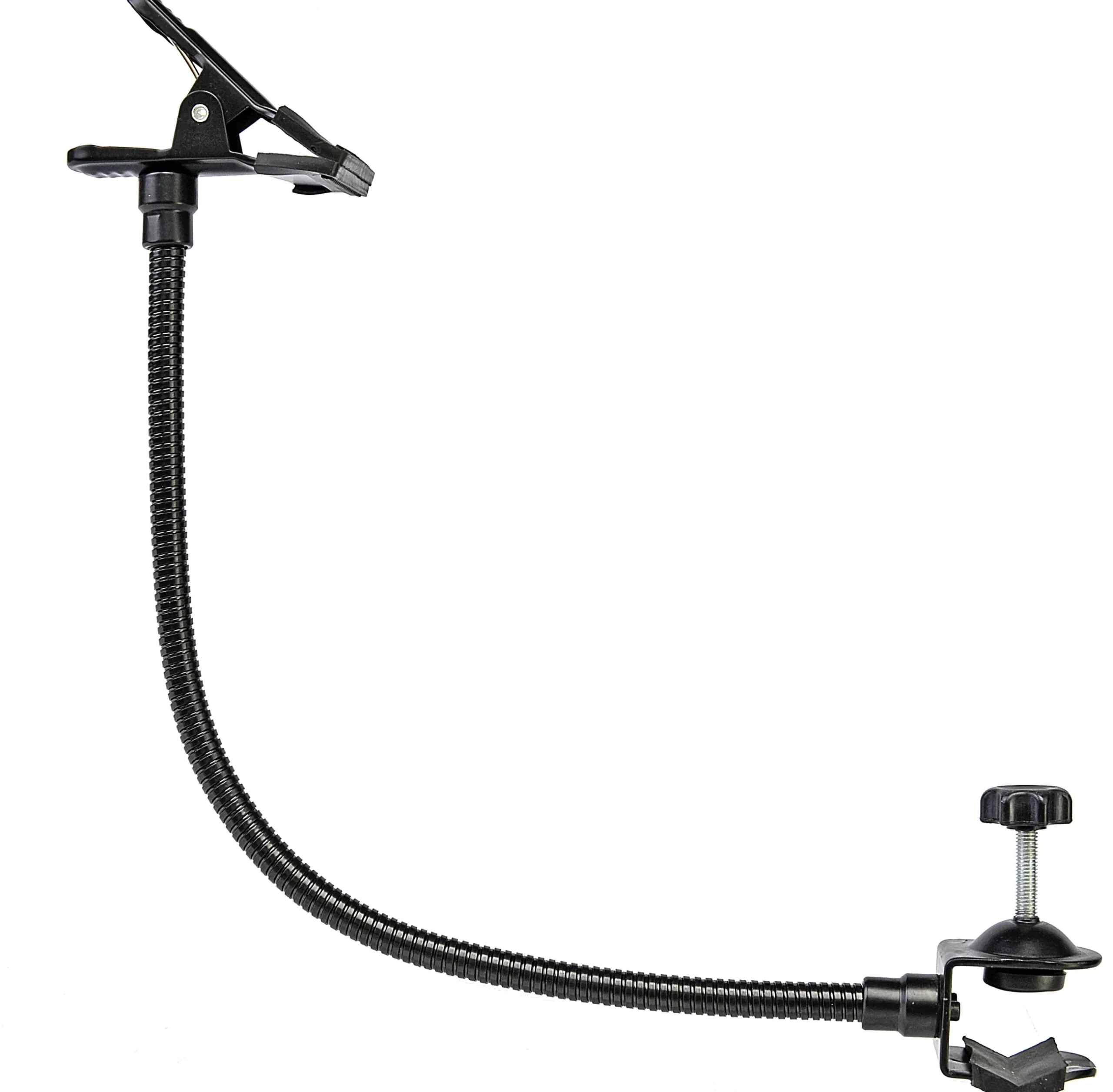 Bresser Halterungen Und Flexarme>BR-21 Schwanenhals mit Tischklemme/ Rohrklemme und Federklemme