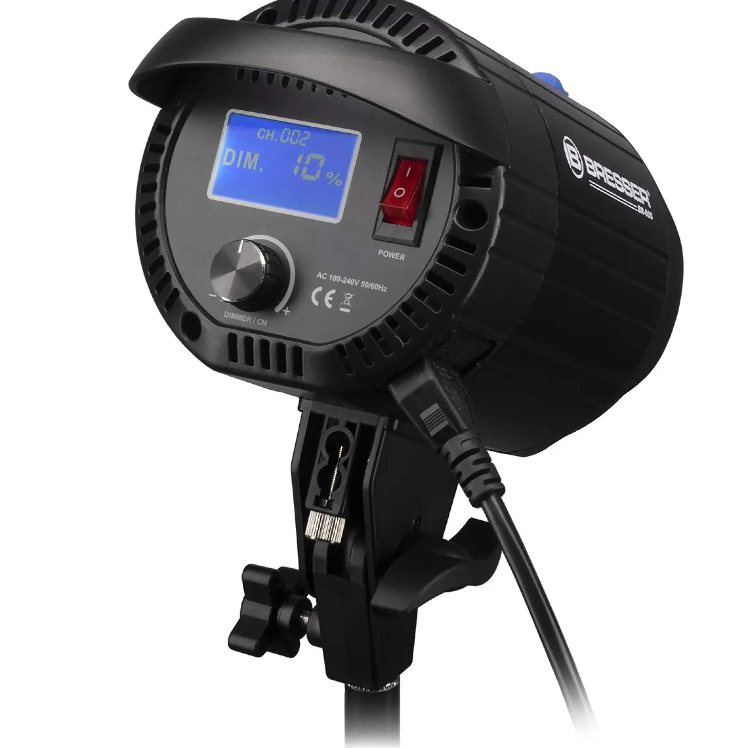 Bresser Led Studiolampen>BR-60S COB LED-Studiolampe 60W mit Bowens Anschluss für Softboxen