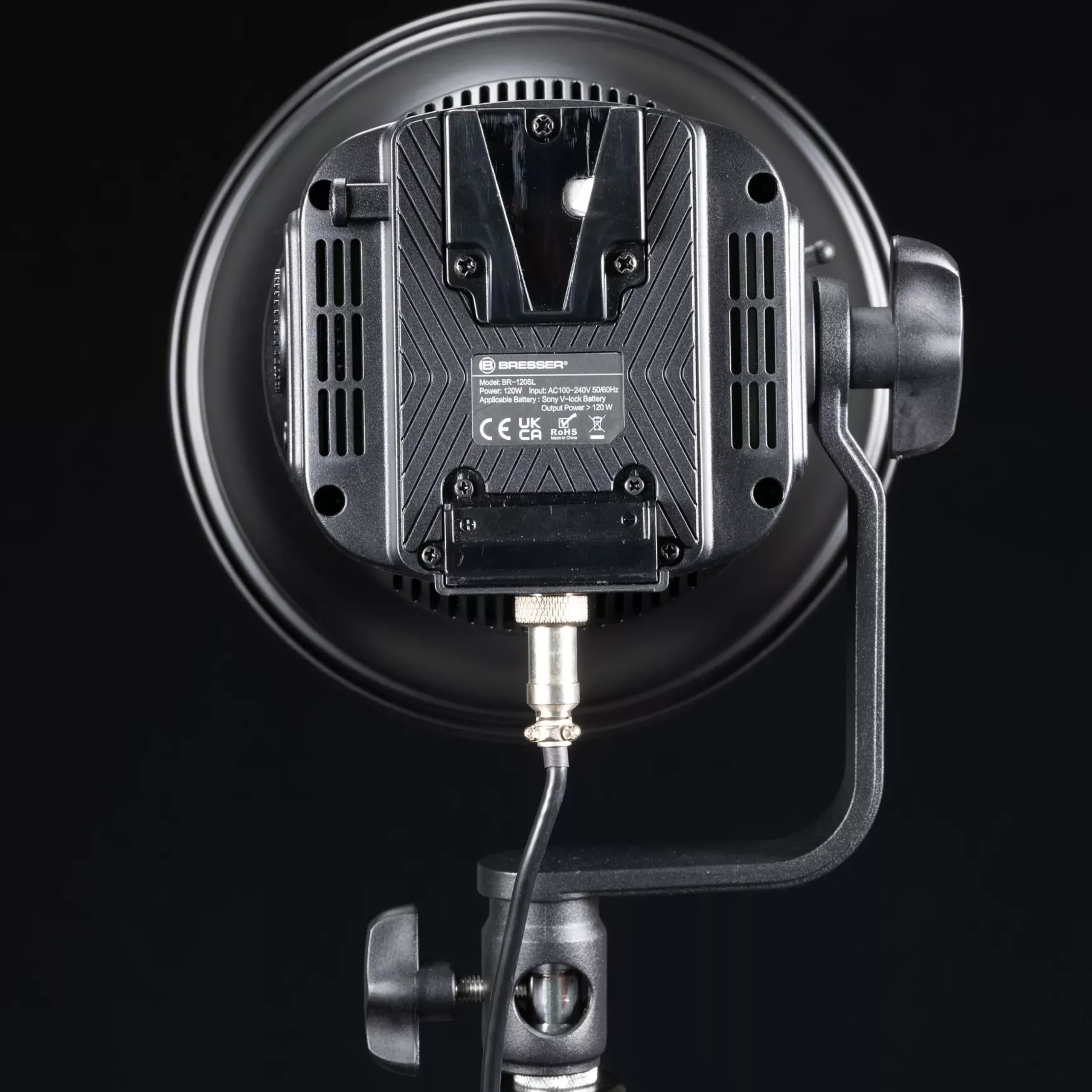Bresser Led Studiolampen>BR-120SL COB LED Studiolampe 120W mit Bowens-Anschluss für Softboxen