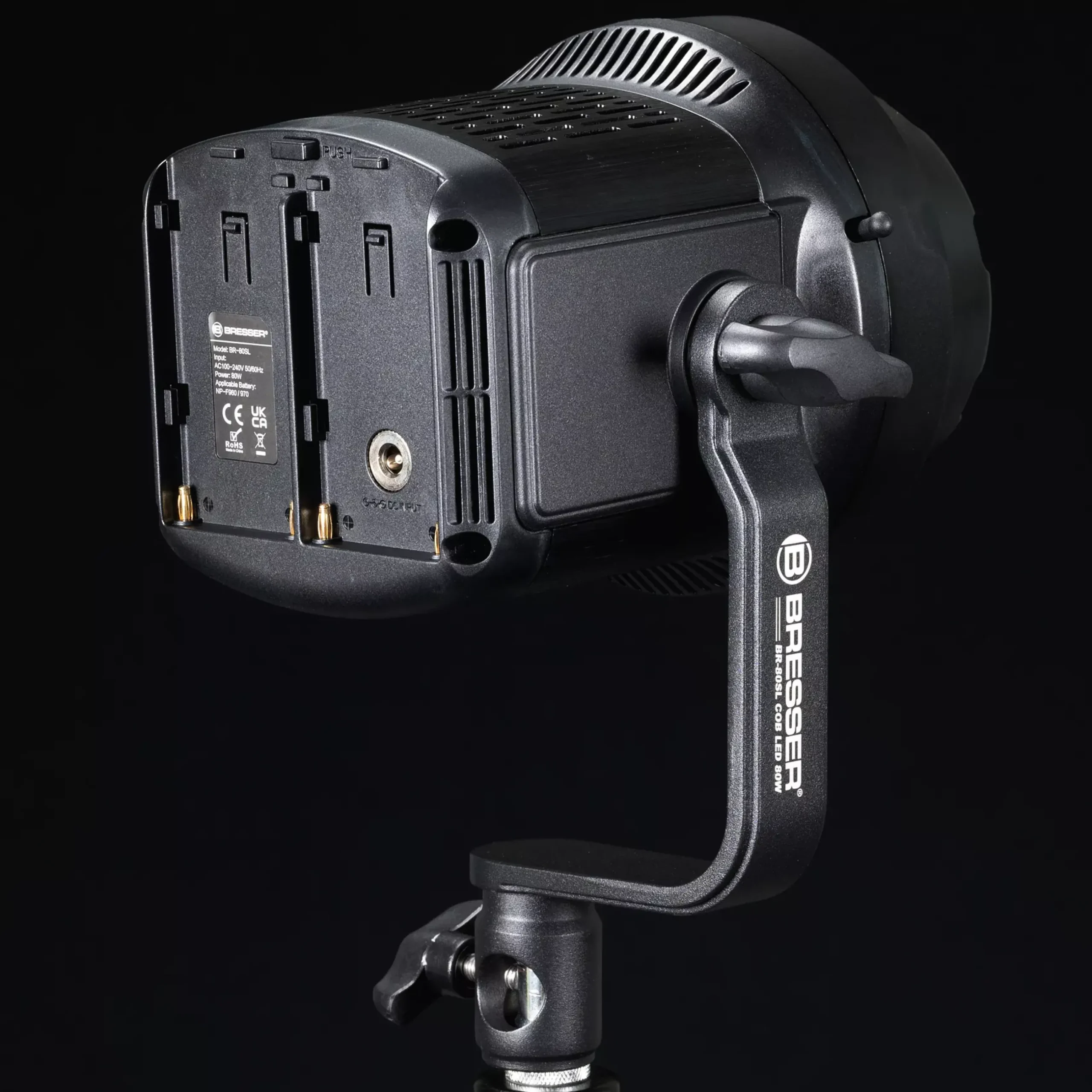 Bresser Led Studiolampen Sets>BR-80SL COB LED 80W Dual Kit mit Softboxen