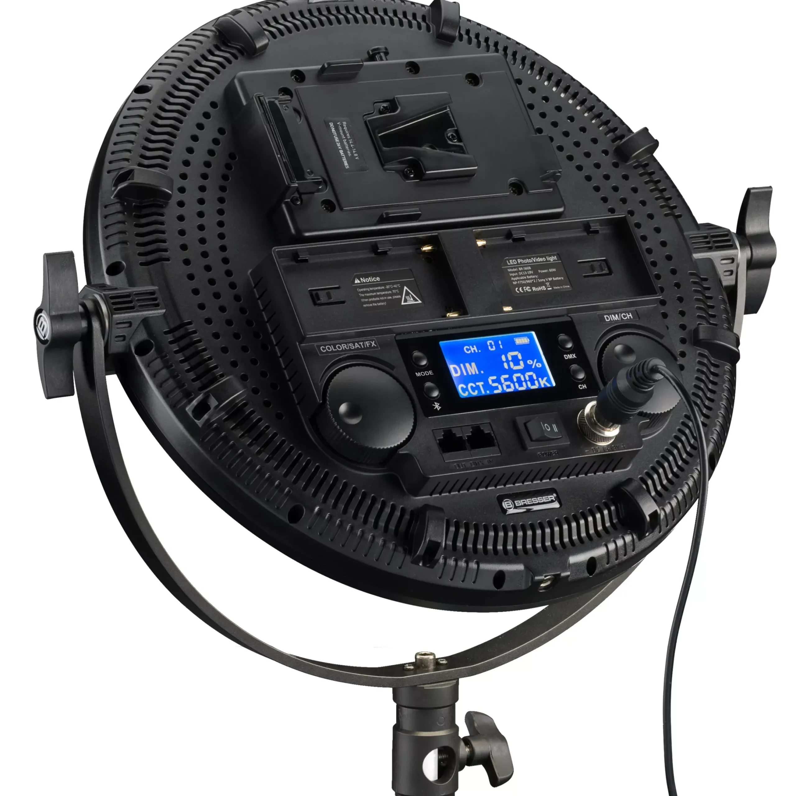 Bresser Led Flächenleuchten>BR-S60RGB LED Light