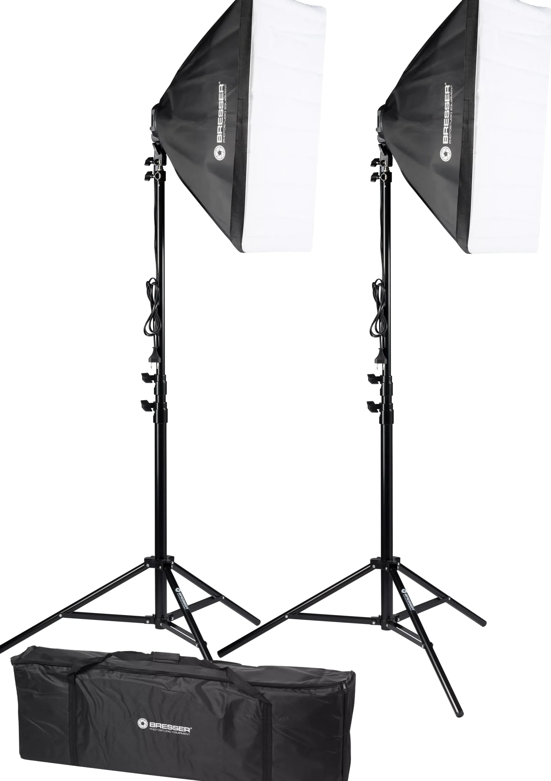 Bresser Tageslichtsets>BR-2245 Tageslicht-Set 1800W mit Softboxen