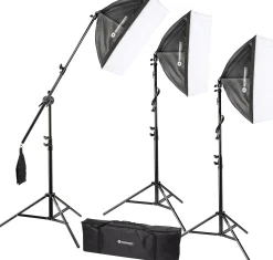 Bresser Tageslichtsets>BR-2240 Tageslicht-Set 1875W mit Softboxen