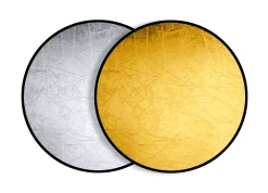 Bresser Faltreflektoren Und Panele>BR-TR5 2-in-1 Faltreflektor gold/silber 110cm rund