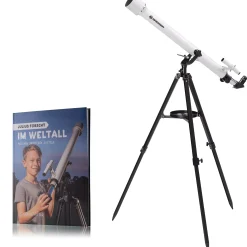 Bresser Teleskope Für Planeten|Teleskope Für Einsteiger>Classic 60/900 AZ Linsenteleskop mit Buch ''Julius forscht im Weltall''