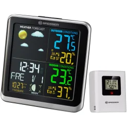 Bresser Wetterstationen Mit Thermo-/Hygro-Außensensor>ClimaTemp TB Wetterstation mit LCD-Farbdisplay