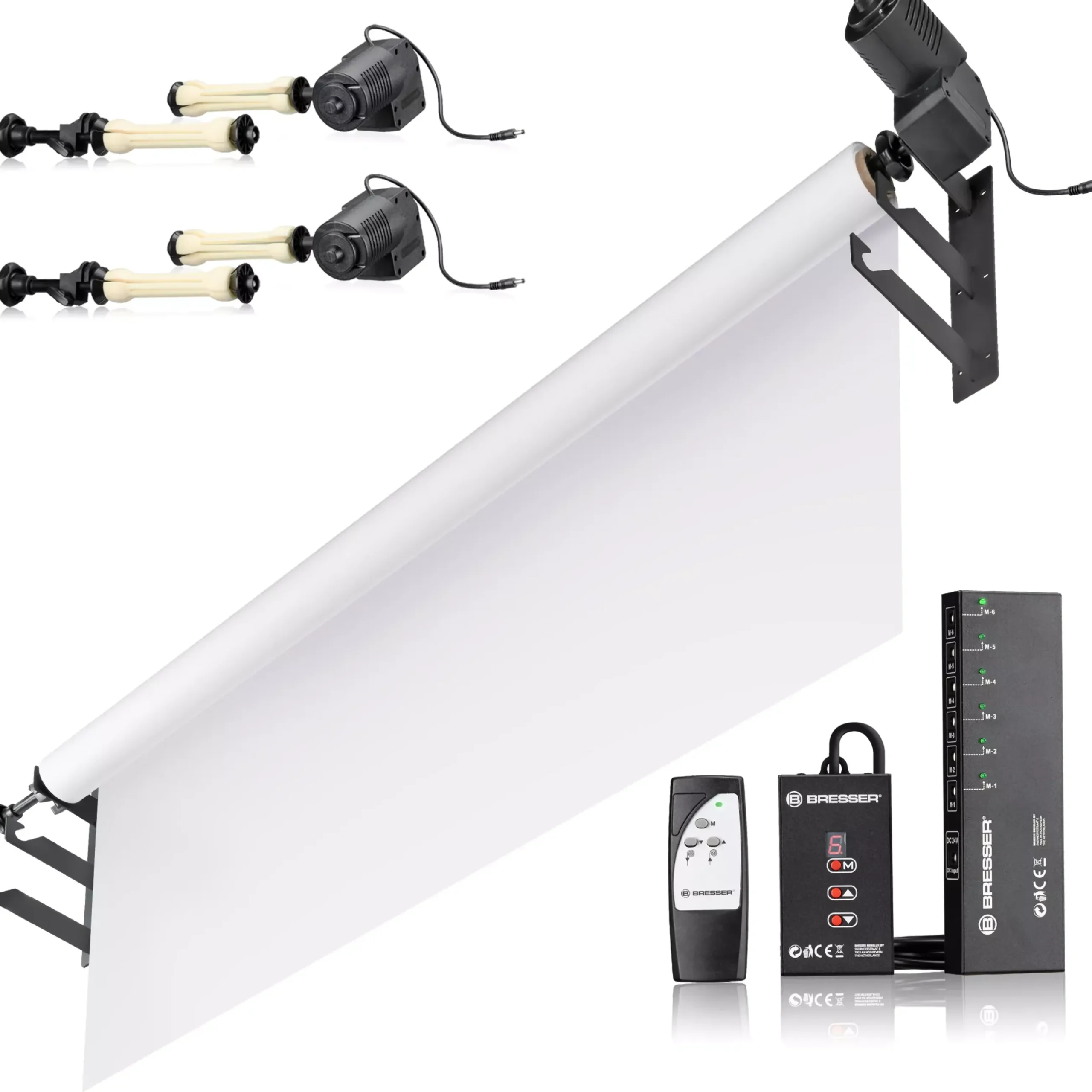 Bresser Hintergrundsysteme>EBS-3 Elektrisches Backdrop System für 3 Rollen