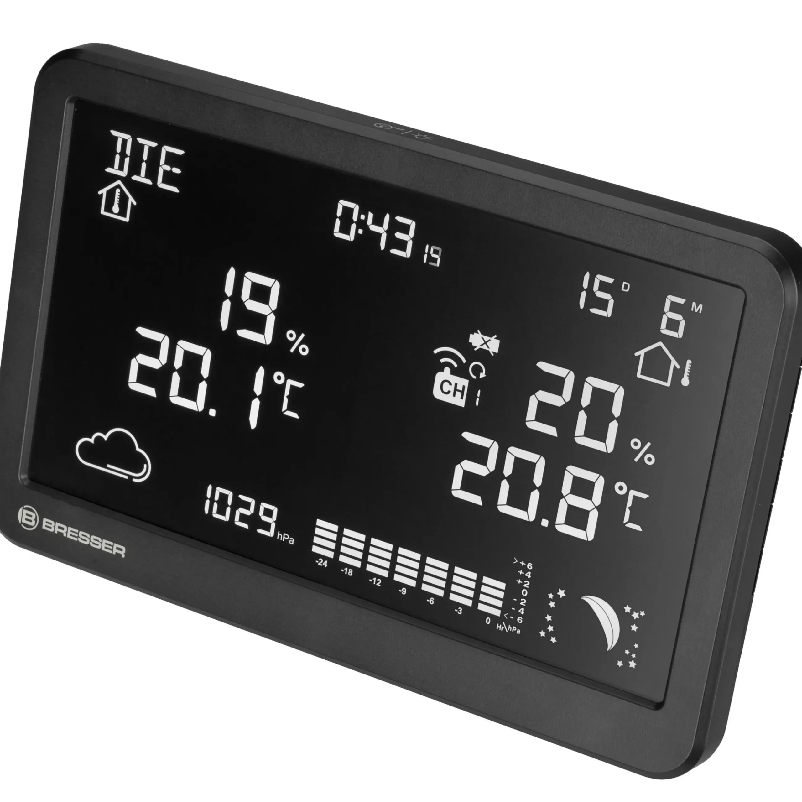 Bresser Wetterstationen Mit Thermo-/Hygro-Außensensor>Funk-Wetterstation MeteoTemp TBH