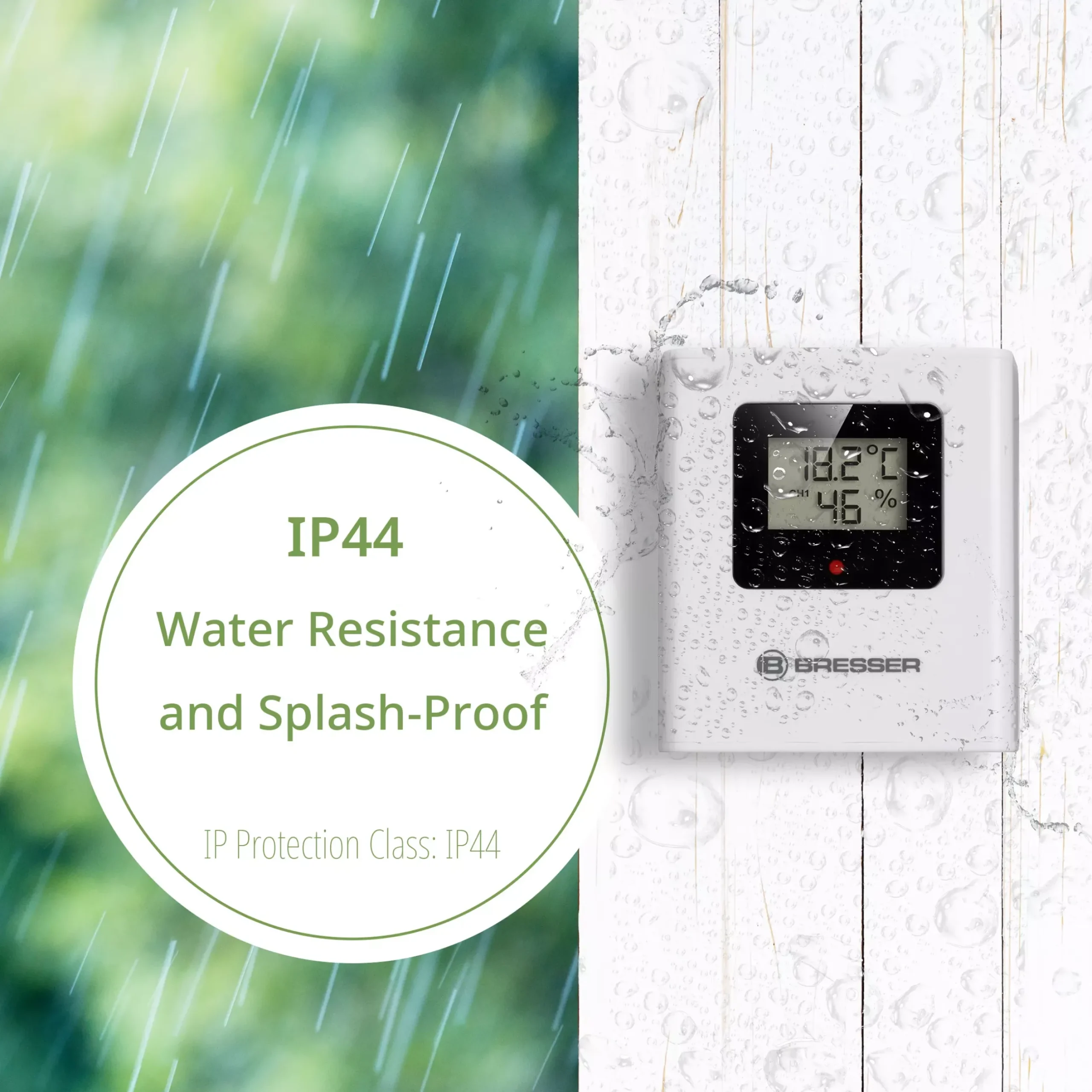 Bresser Wetterstationen Mit Thermo-/Hygro-Außensensor>Funk-Wetterstation MeteoTemp TBH