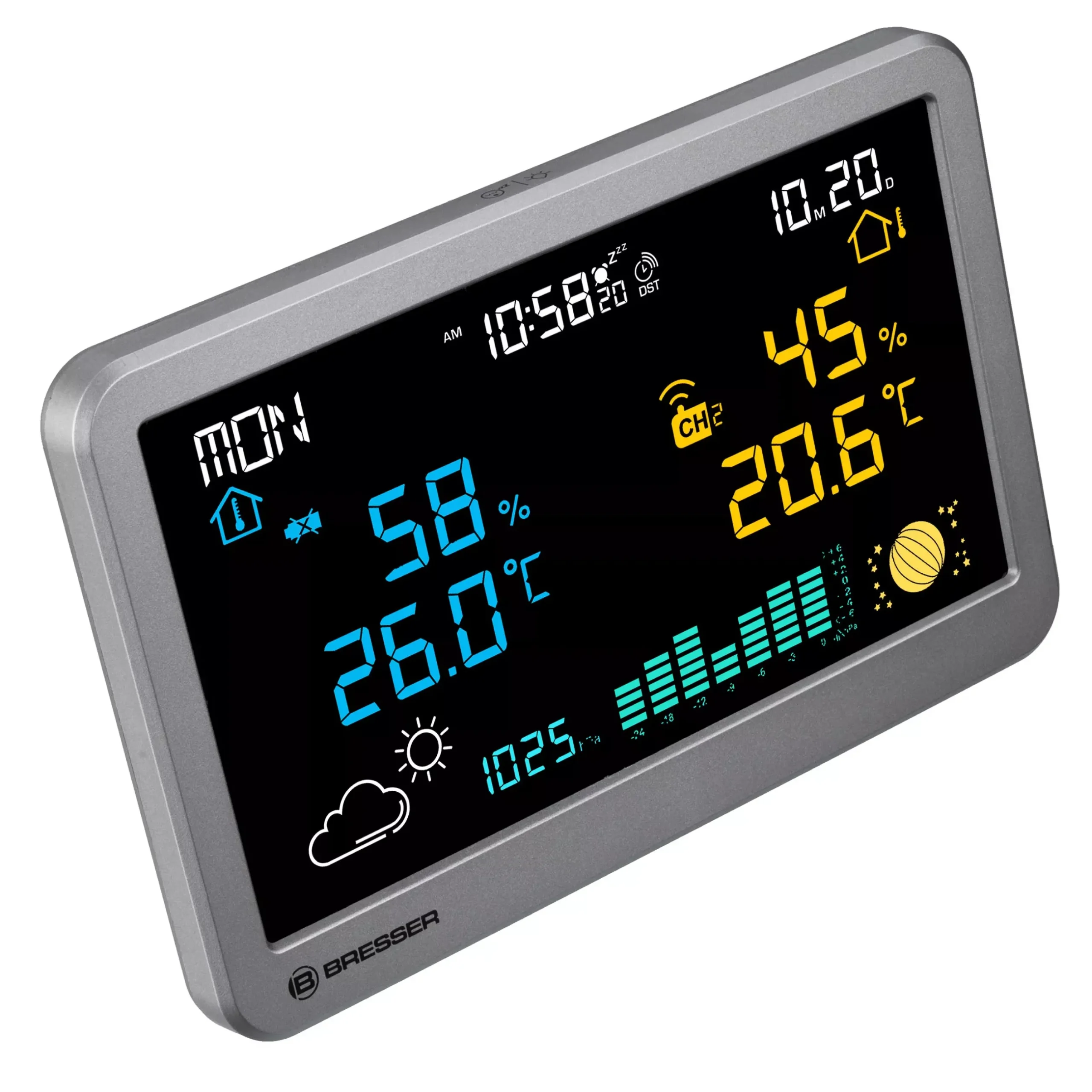 Bresser Wetterstationen Mit Thermo-/Hygro-Außensensor>Funk-Wetterstation MeteoTemp TBH
