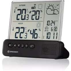 Bresser Wetterstationen Mit Thermo-/Hygro-Außensensor|Raumklimamessgeräte>Funkwetterstation Translucidus NV
