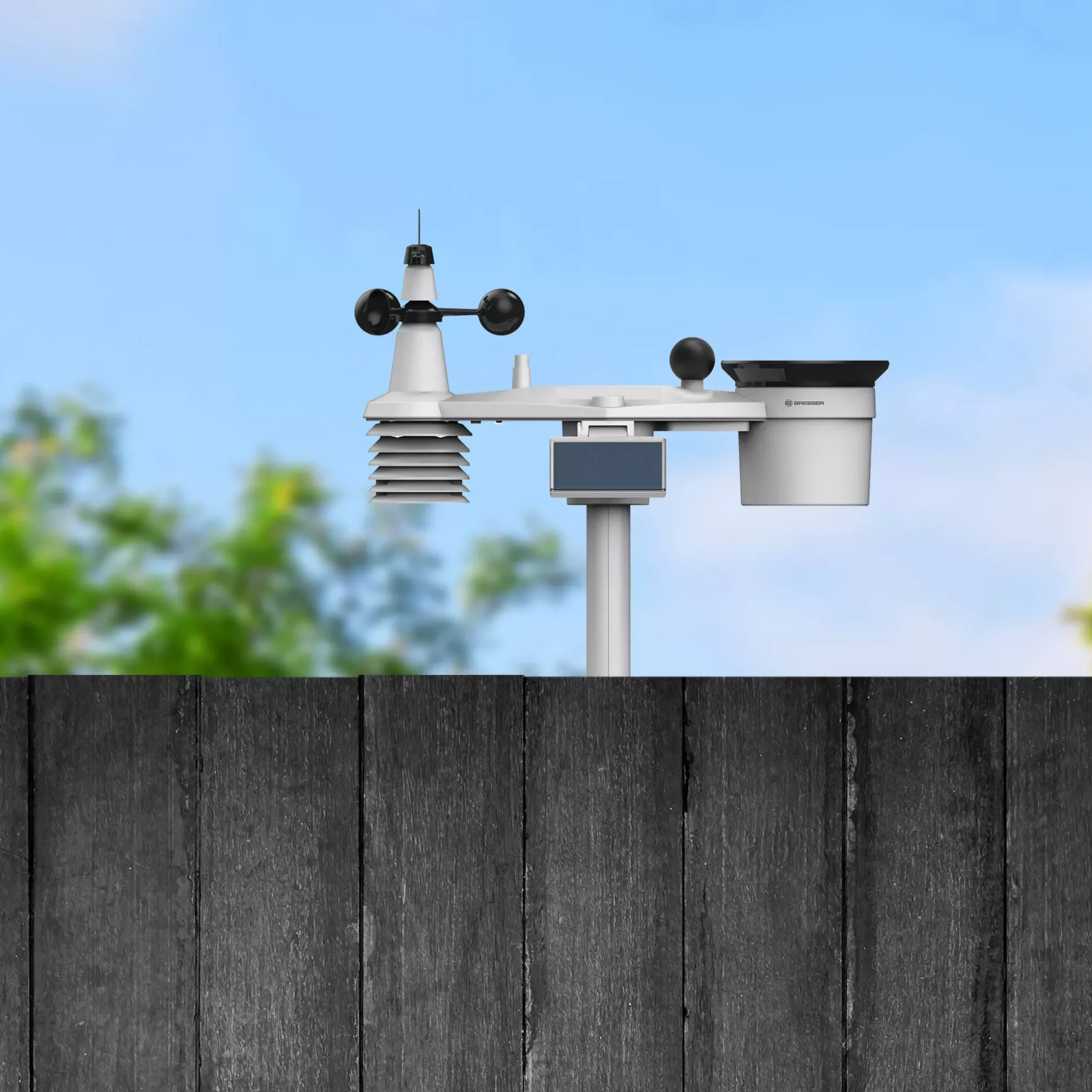 Bresser Smart Home Wetterstationen|Wetterstationen Mit 9-In-1-Außensensor>9-in-1 MeteoChamp HD WLAN Wetterstation