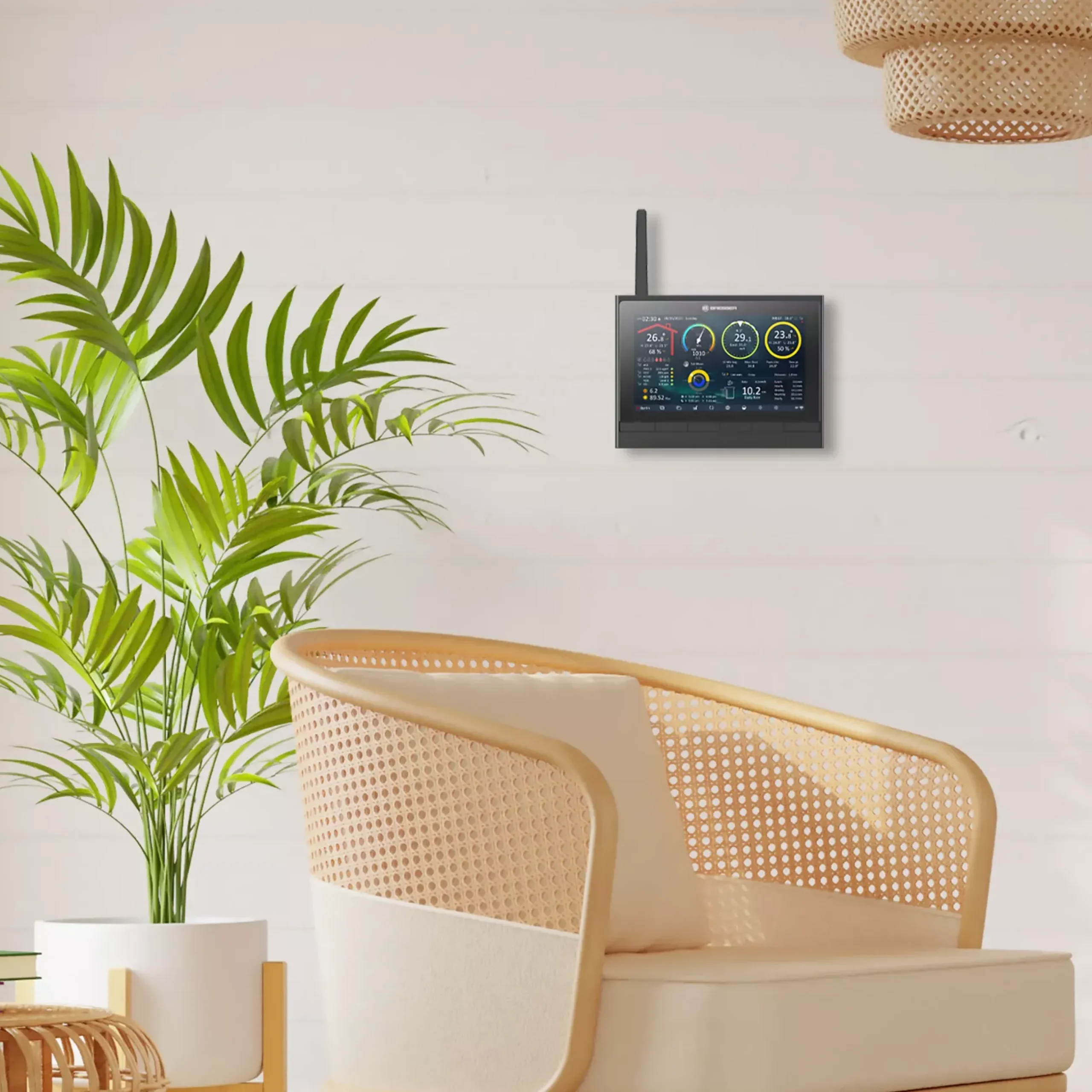 Bresser Smart Home Wetterstationen|Wetterstationen Mit 9-In-1-Außensensor>9-in-1 MeteoChamp HD WLAN Wetterstation