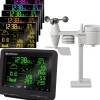 Bresser Wetterstationen Mit 5-In-1-Außensensor>5-in-1 Profi-Wetterstation mit Farbwechsel
