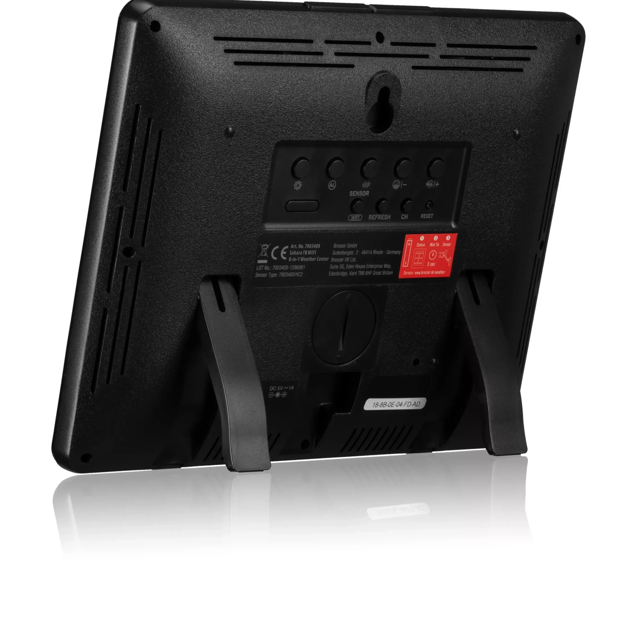 Bresser Raumklimamessgeräte|Wetterstationen Mit 8-In-1-Außensensor>8-in-1-WLAN-Wetterstation mit Hitzeindex Sahara TB