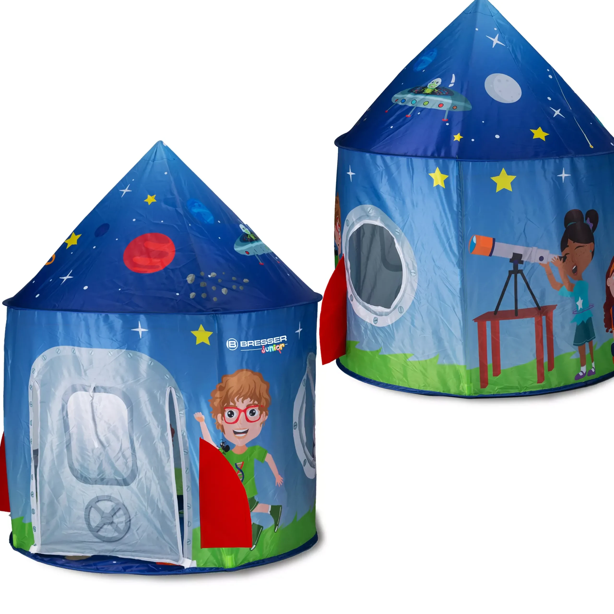 Kinder Bresser Kinderteleskop>JUNIOR Linsenteleskop 50/360 mit Zelt