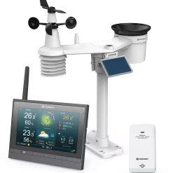 Bresser Wetterstationen Mit 7-In-1-Außensensor>MeteoChamp HD WLAN-Wetterstation 7-in-1 mit verschiedenen Anzeige-Modi