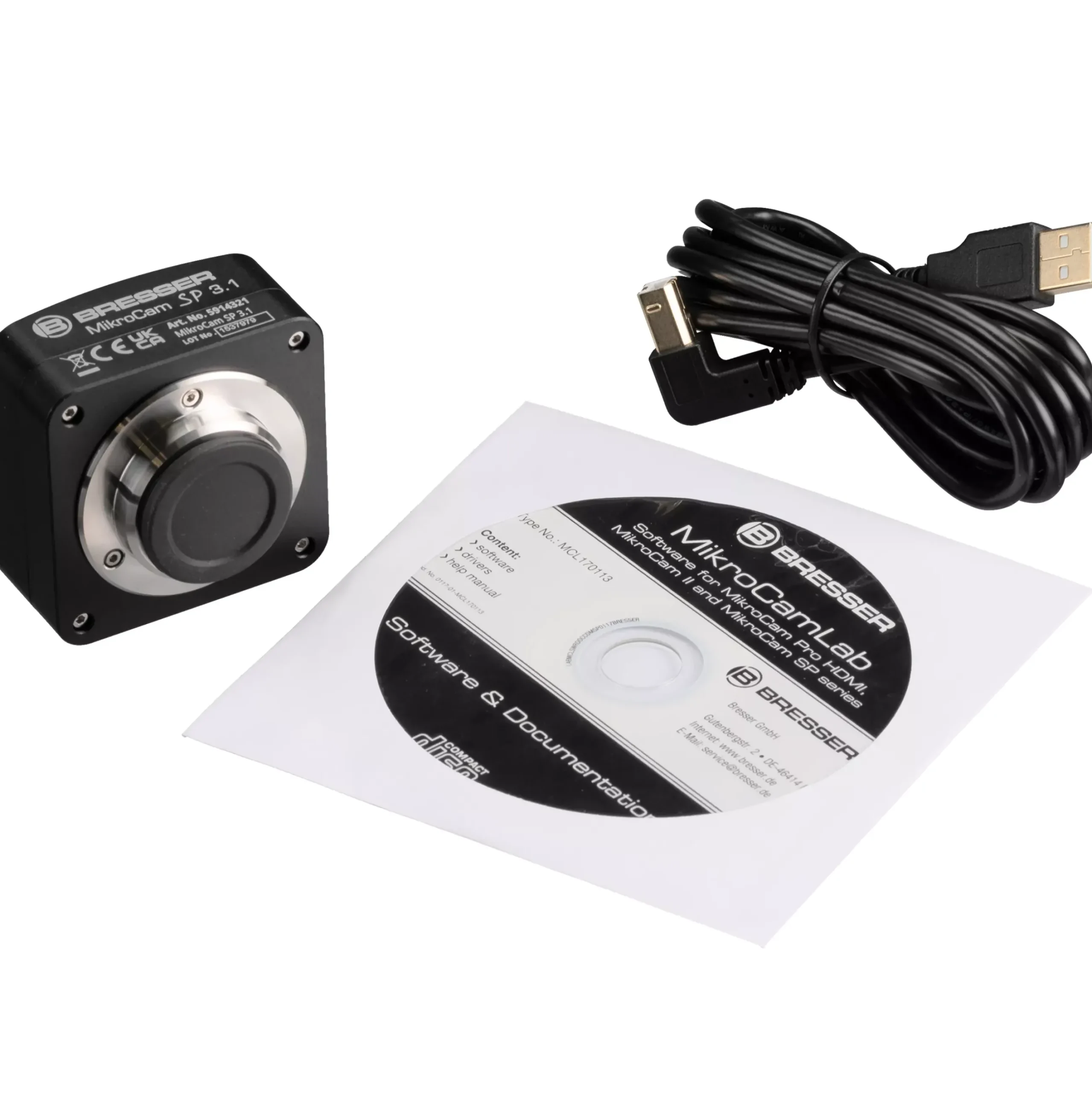 Bresser Usb Mikroskopkameras>MikroCam SP 3.1 Mikroskopkamera