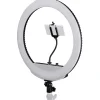 Bresser Ringlichter>MM-26AB Bi-Color LED Ringlicht 48W dimmbar mit Smartphonehalter und Fernauslöser