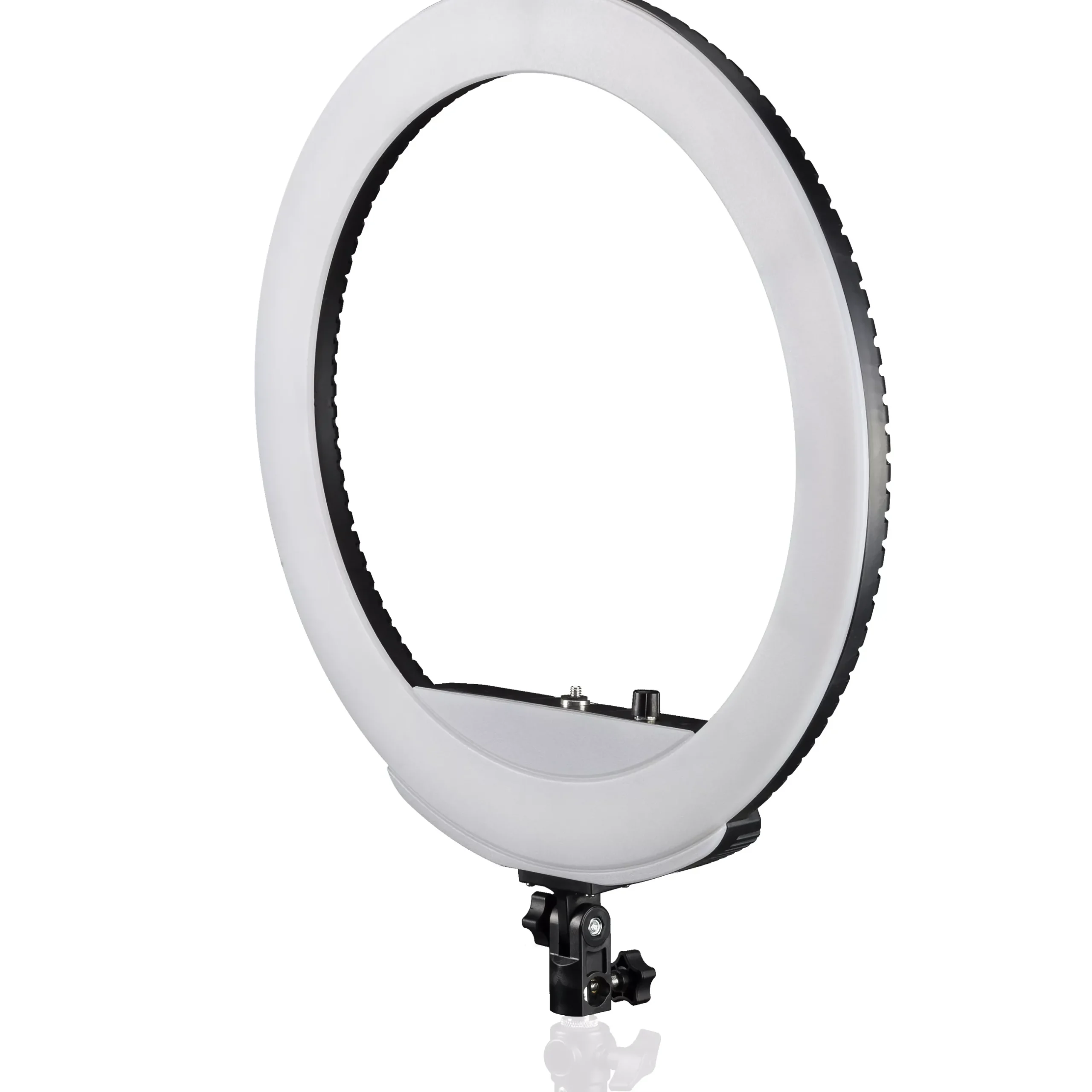 Bresser Ringlichter>MM-26AB Bi-Color LED Ringlicht 48W dimmbar mit Smartphonehalter und Fernauslöser