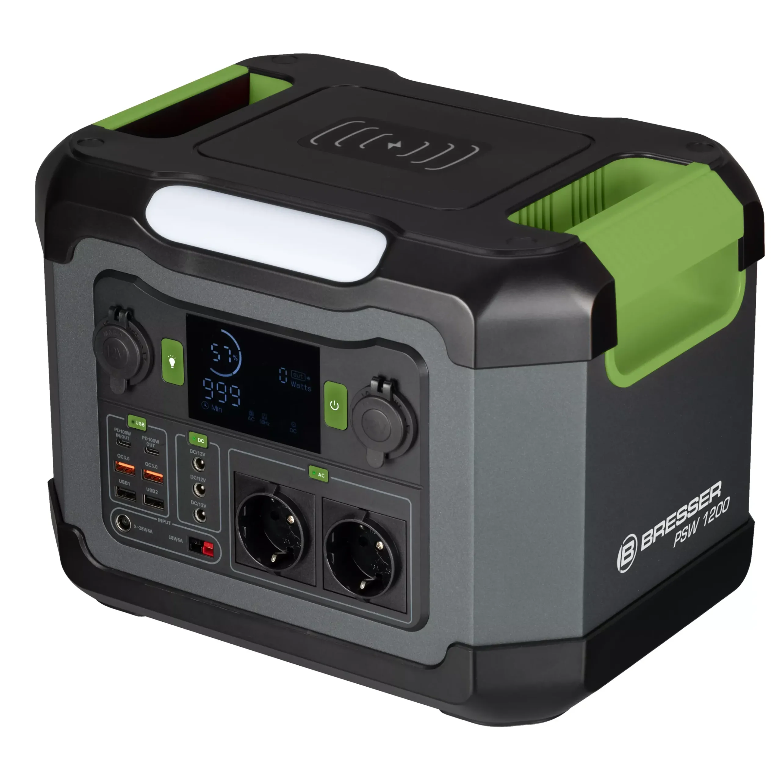 Bresser Mobile Stromversorgung|Stromversorgung>Mobile Power Station Stromspeicher 1.200 Watt