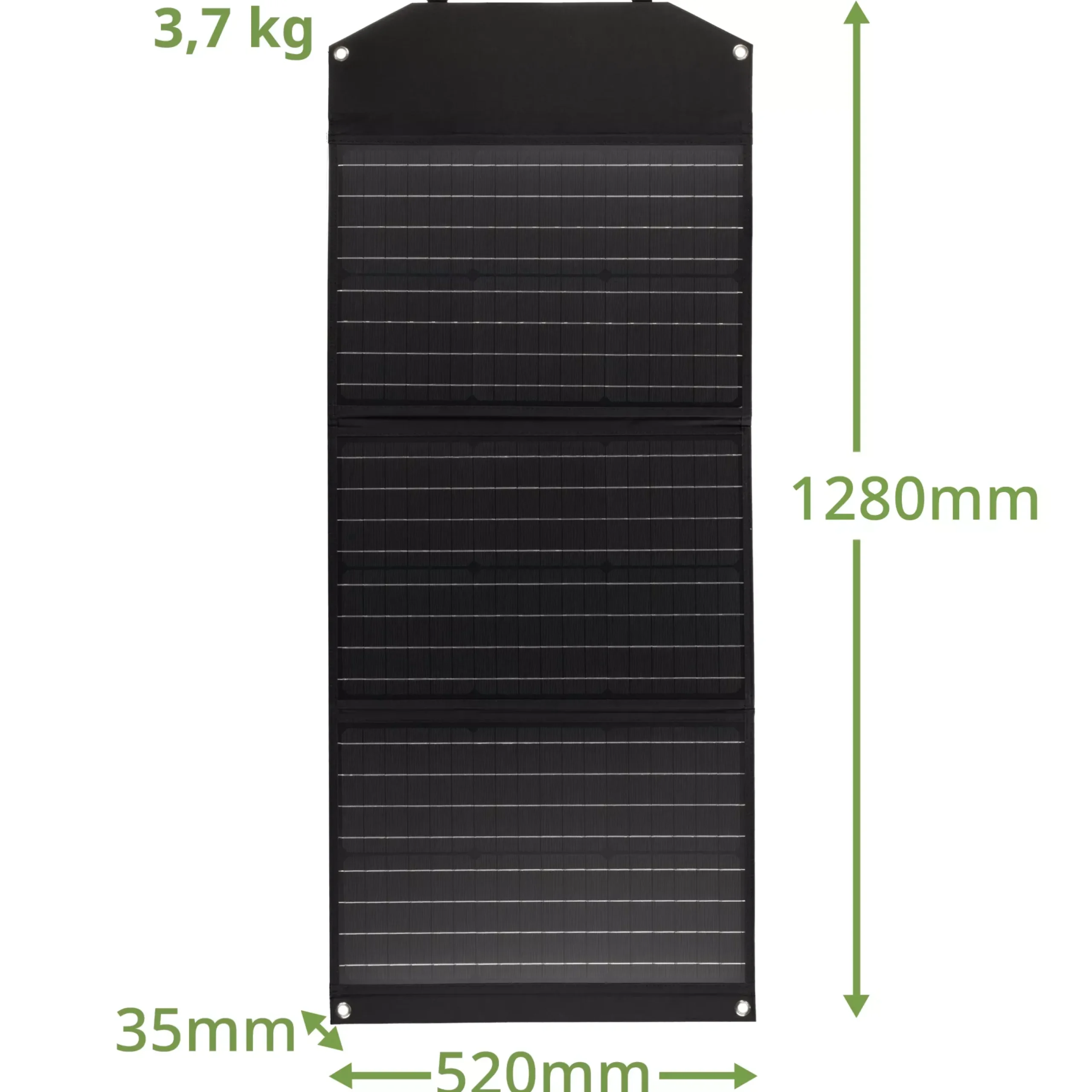 Bresser Mobile Stromversorgung|Stromversorgung>Mobiles Solar-Ladegerät 90 Watt mit USB- u. DC-Anschluss