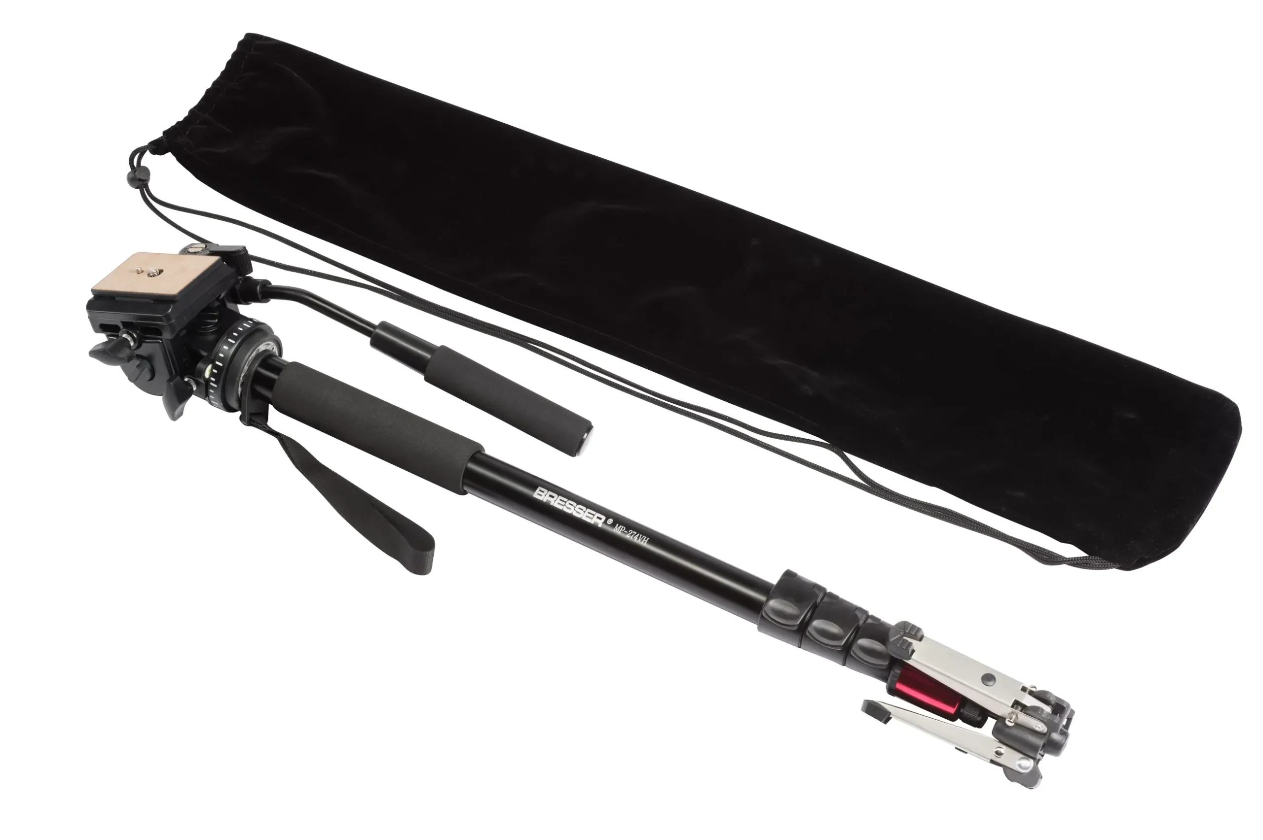 Bresser Kamerastative|Stative>MP-274VH Traveler Einbeinstativ mit Standspinne