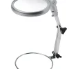 Bresser Lupen>Nählupe 2x/4x mit LED Beleuchtung, Durchmesser 120 mm