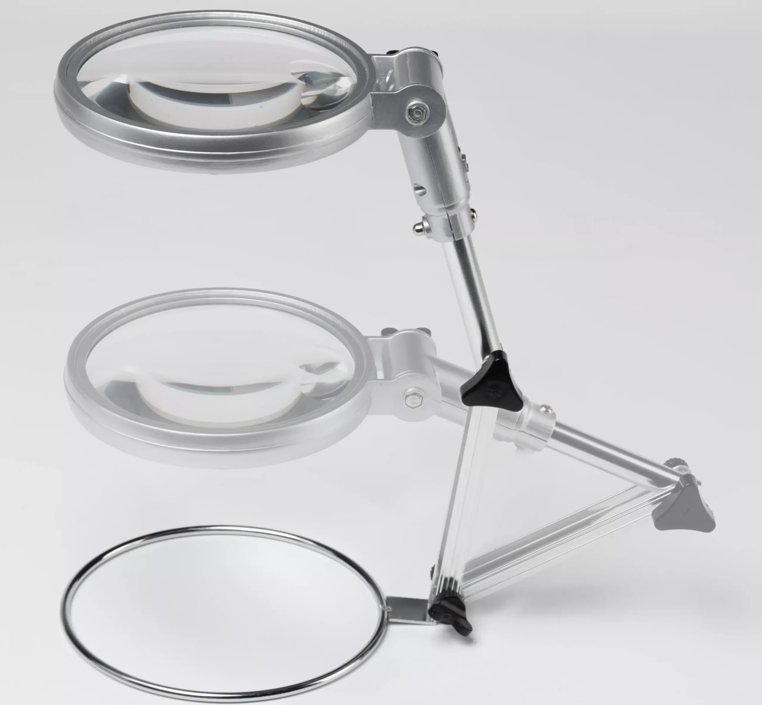 Bresser Lupen>Nählupe 2x/4x mit LED Beleuchtung, Durchmesser 120 mm